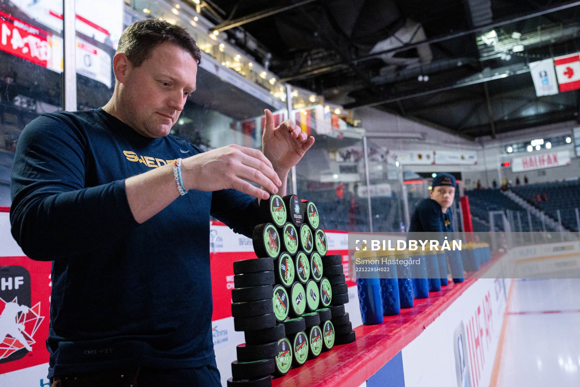 Daniel Nilsson, equipment manager of Sweden