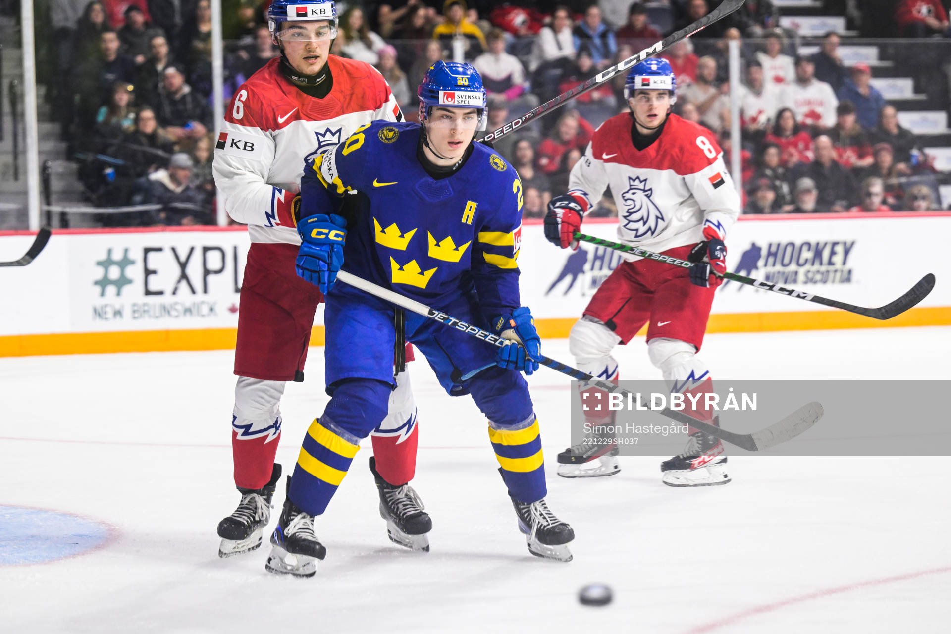 Ales Cech of Czech Republic and Liam Öhgren of Sweden