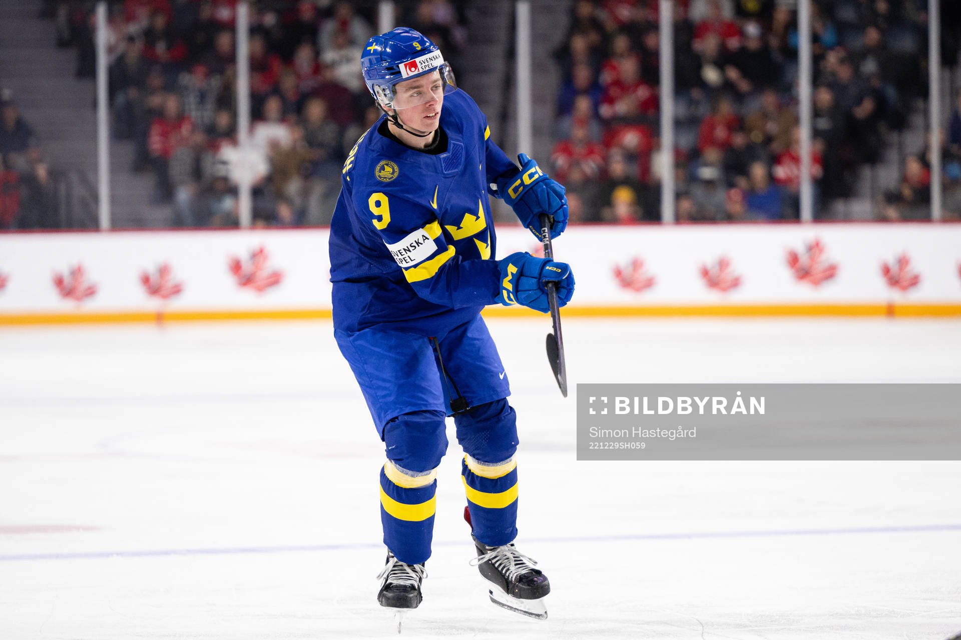Ludvig Jansson of Sweden scores the 2-1 goal