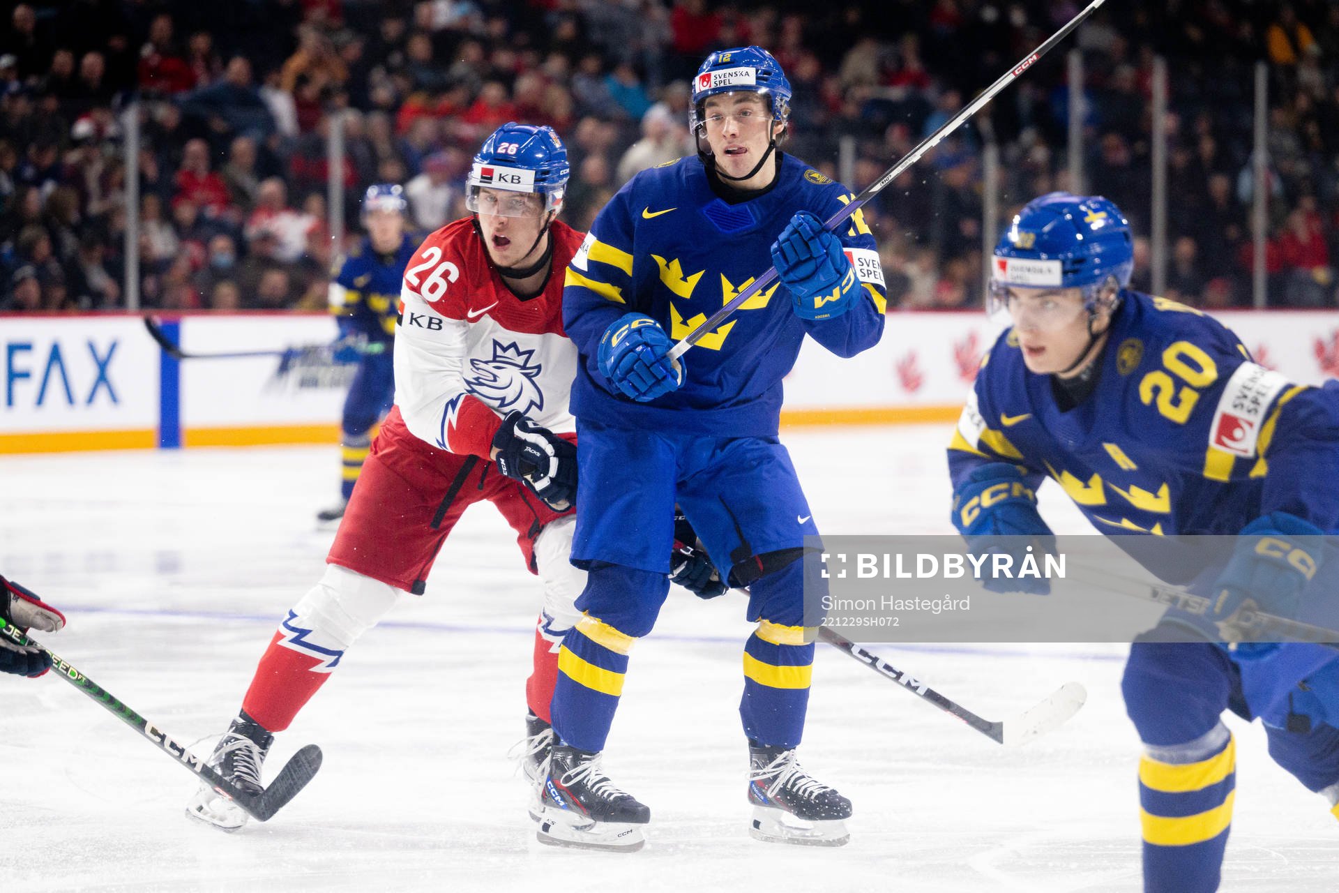 Martin Rysavy of Czech Republic and Noah Östlund of Sweden