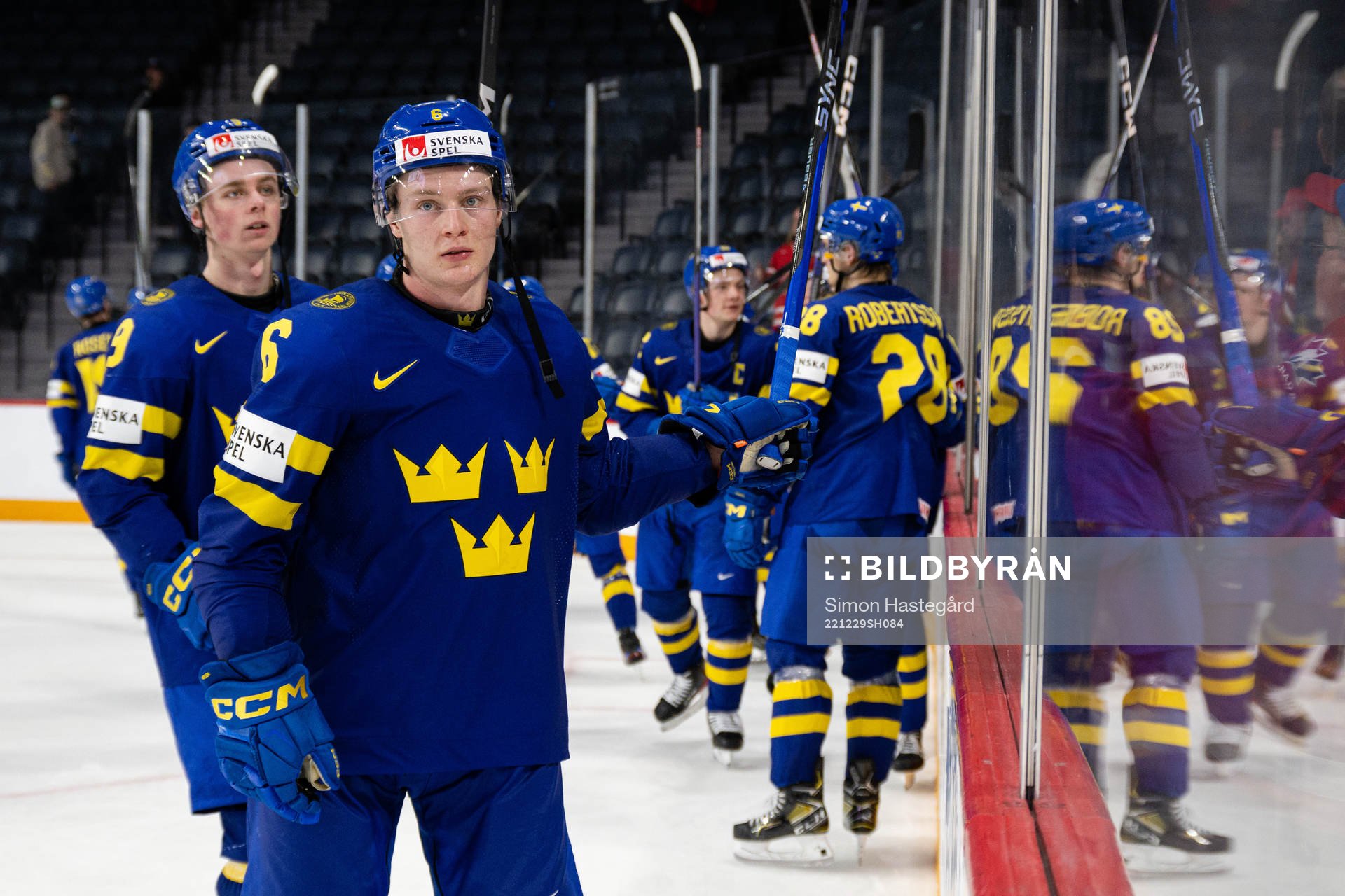 Victor Sjöholm of Sweden celebrates