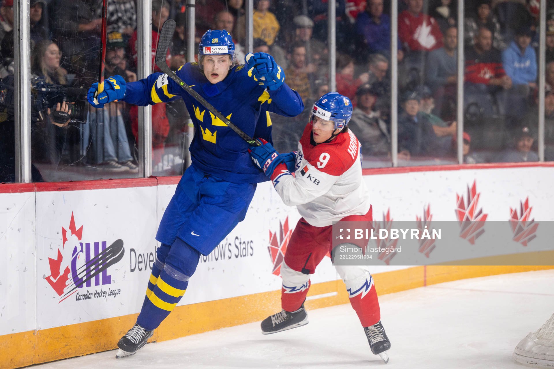 Milton Oscarson of Sweden and Tomas Hamara of Czech Republic