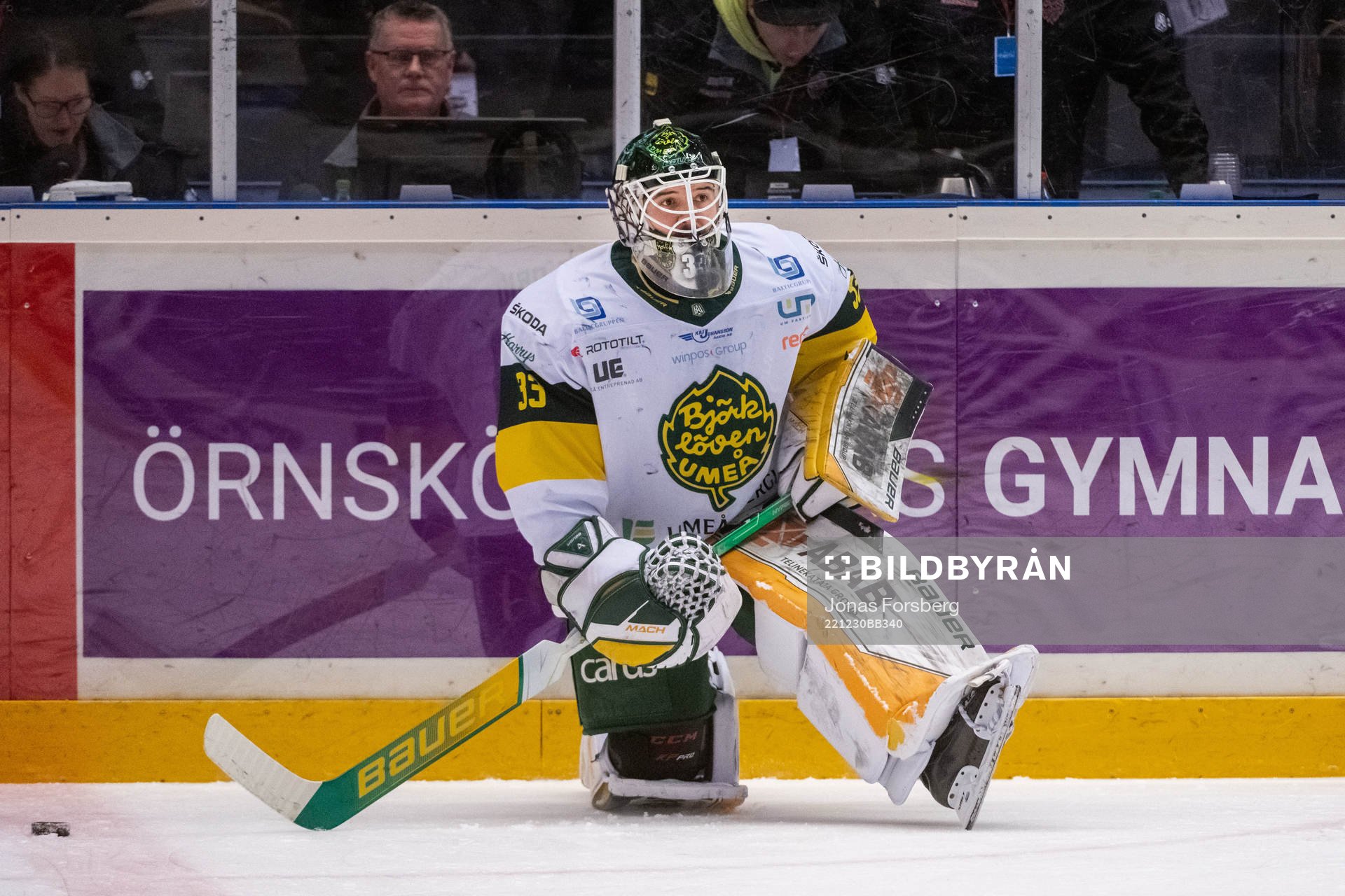 Björklövens målvakt Alex Dorio