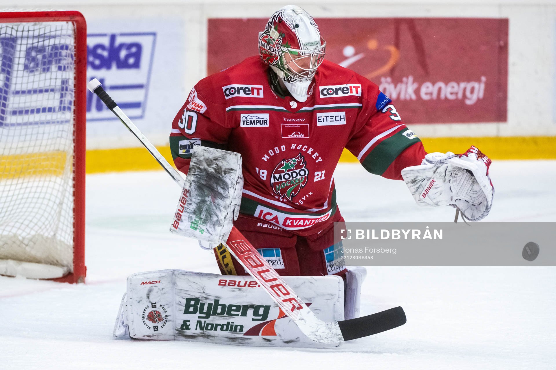 Modos målvakt Krister Gudlevskis