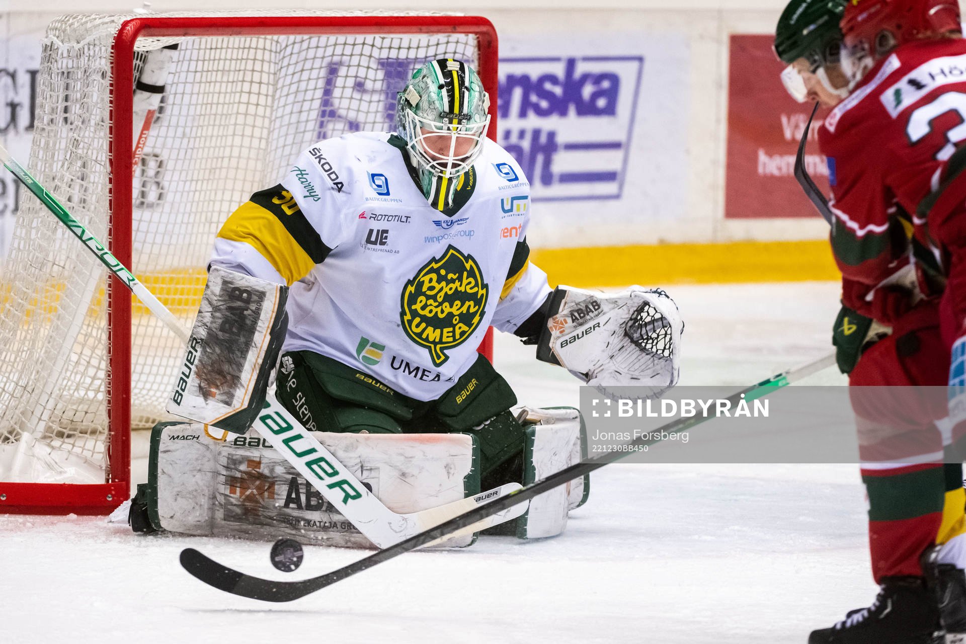 Björklövens målvakt Joona Voutilainen