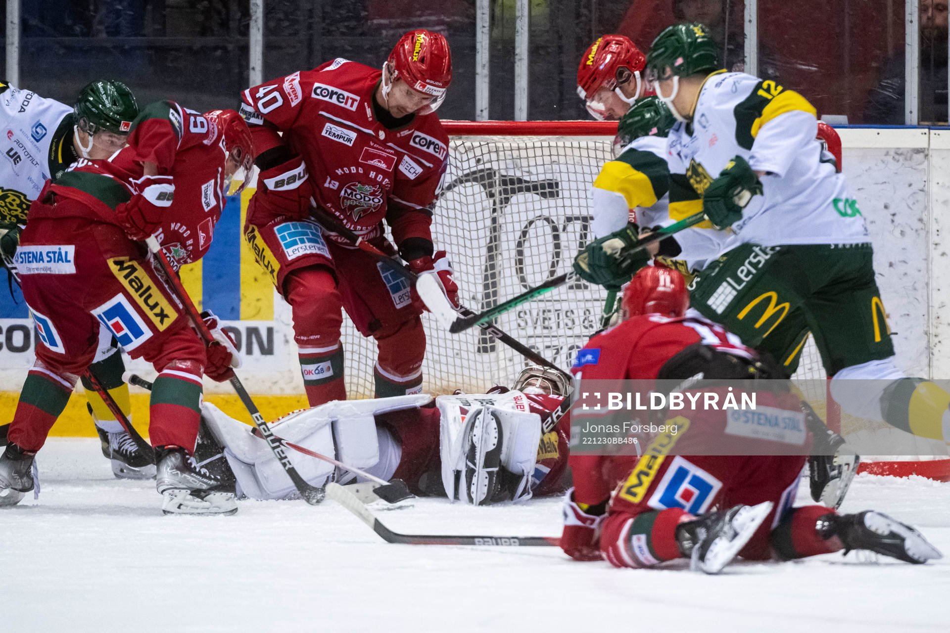 Modos målvakt Krister Gudlevskis