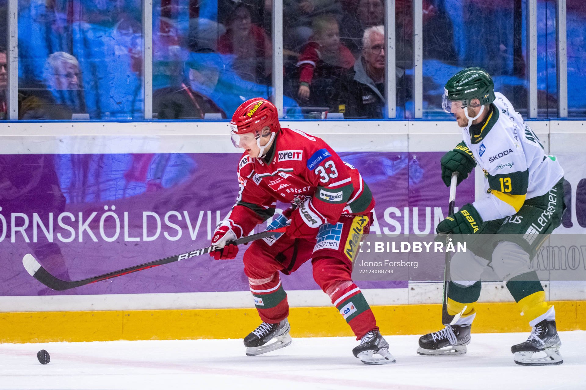Modos Daniel Mannberg och Björklövens Fredric Andersson