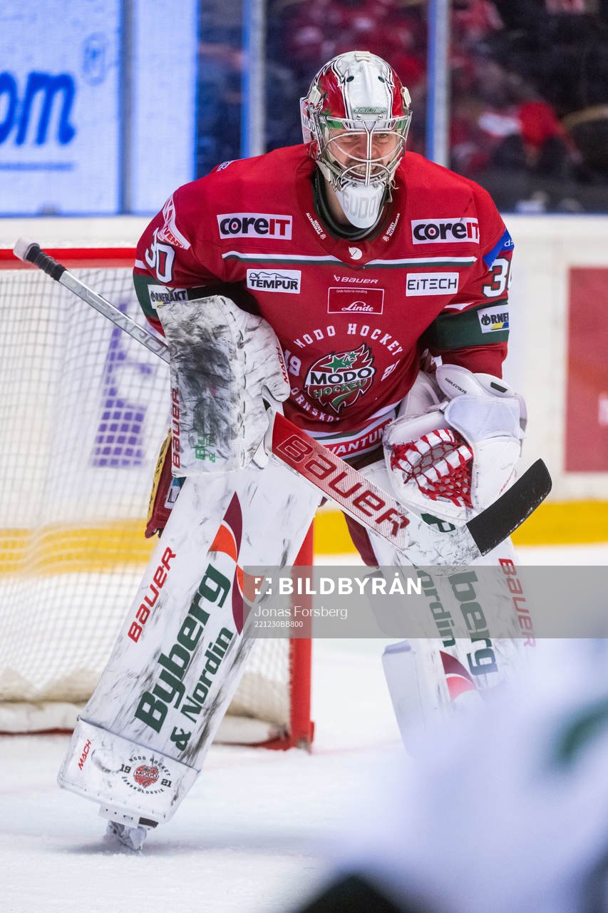 Modos målvakt Krister Gudlevskis