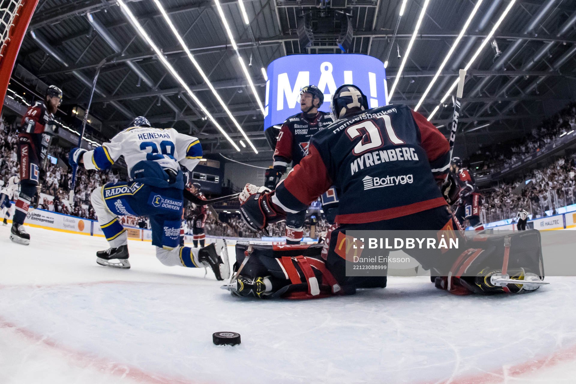 Leksands Emil Heineman jubel