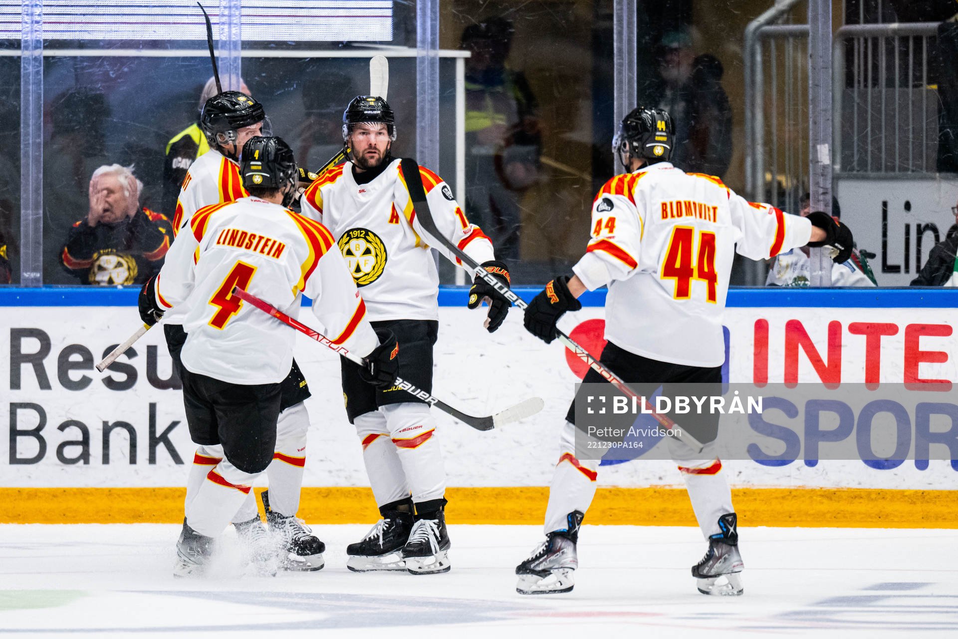 Brynäs Simon Bertilsson jublar