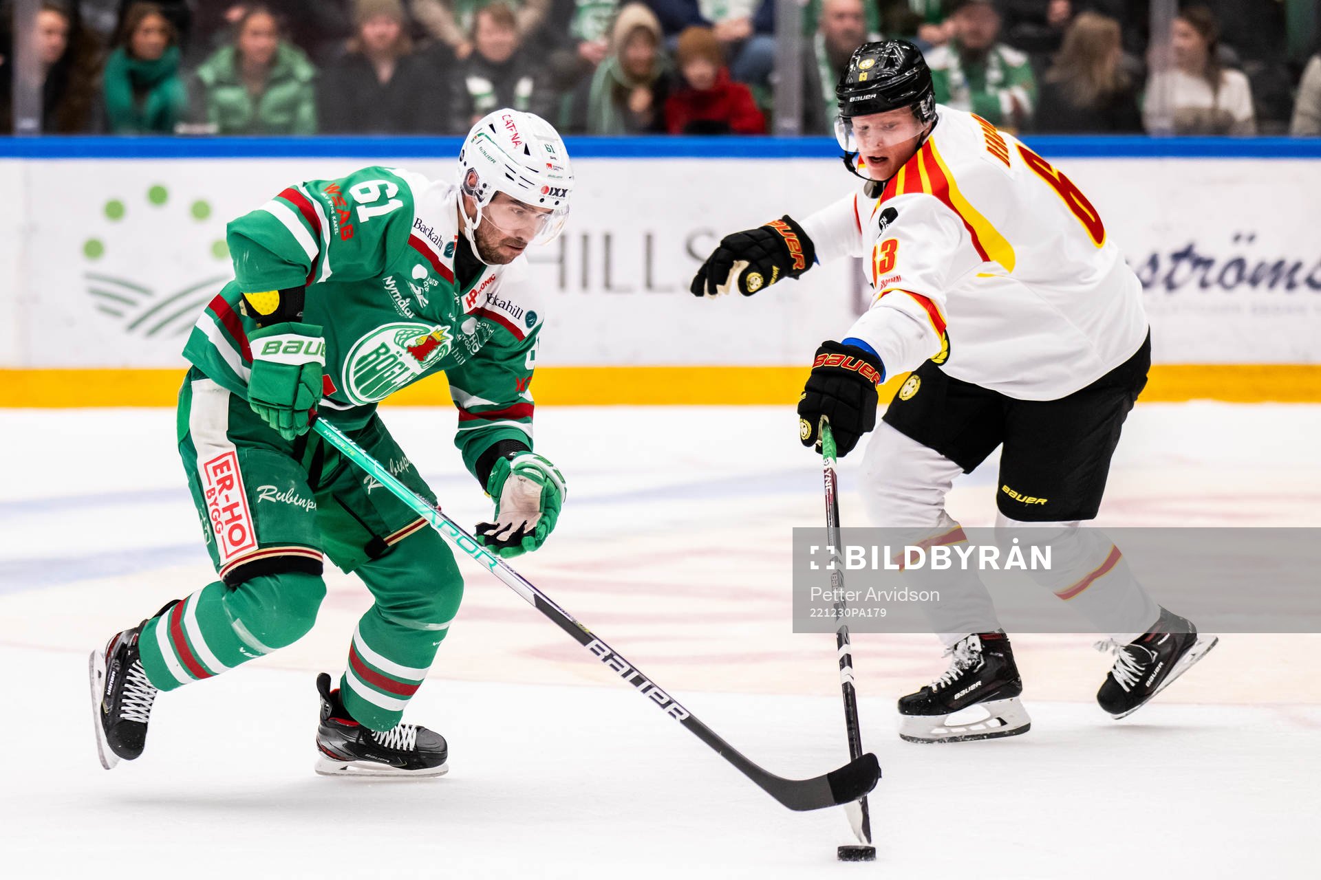 Rögles Ludvig Larsson och Brynäs Julius Bergman