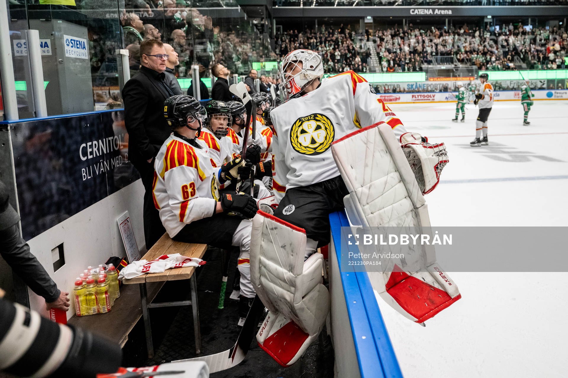 Brynäs målvakt Oliver Håkansson byts ut