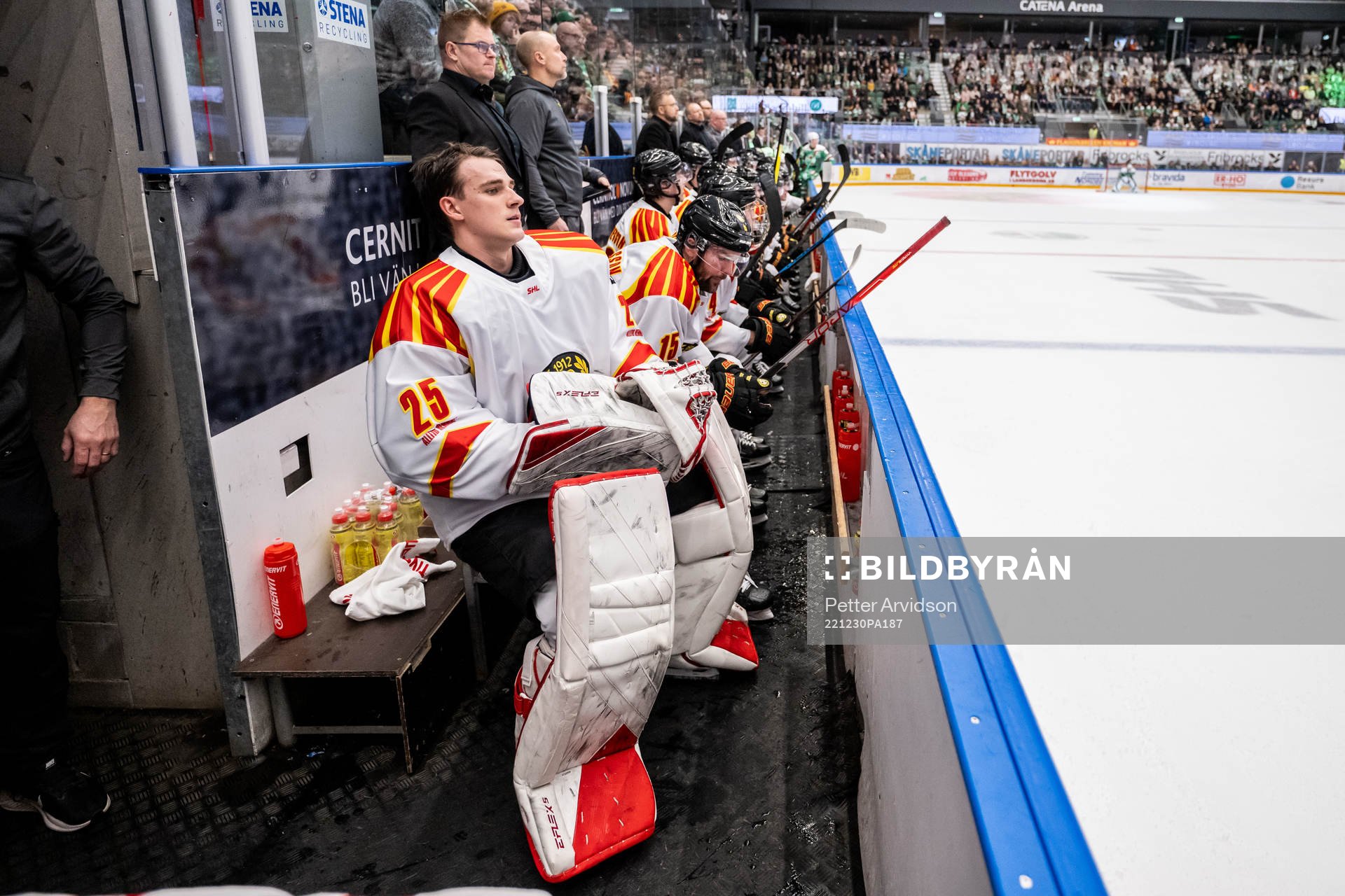 Brynäs målvakt Oliver Håkansson byts ut