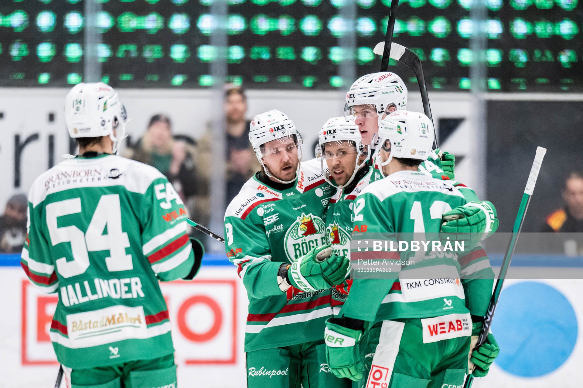 Rögles Tony Sund, Michael Kapla och Adam Edström jublar