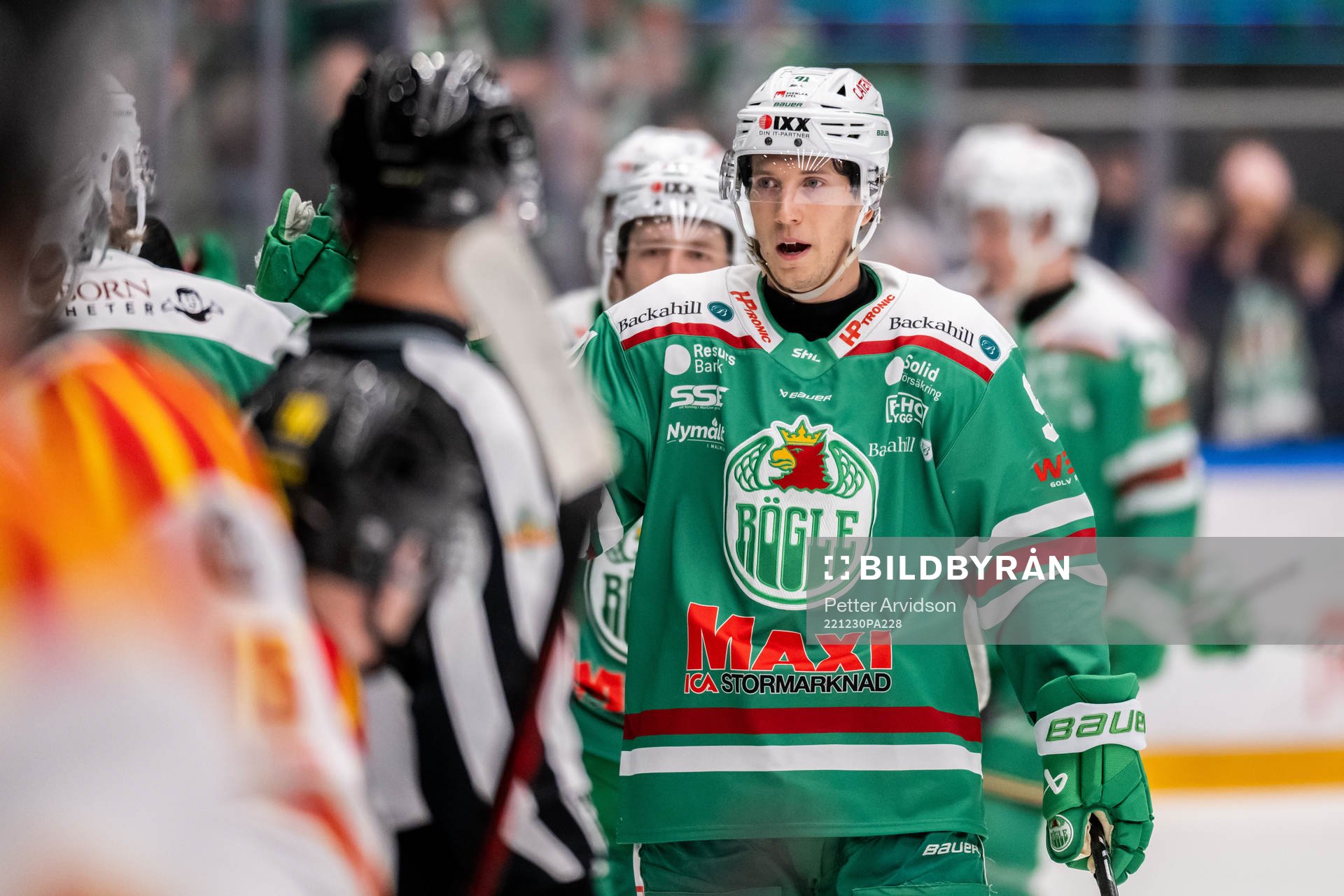 Rögles Adam Tambellini jublar