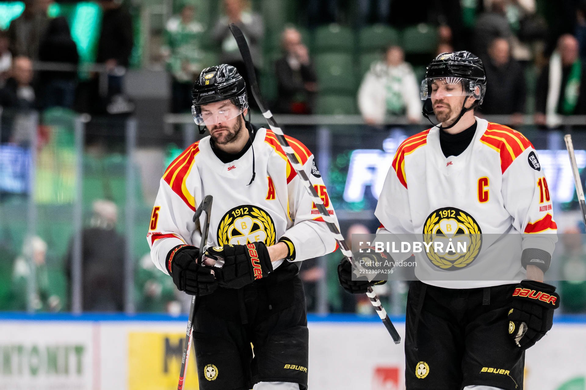 Brynäs Simon Bertilsson och Anton Rödin deppar