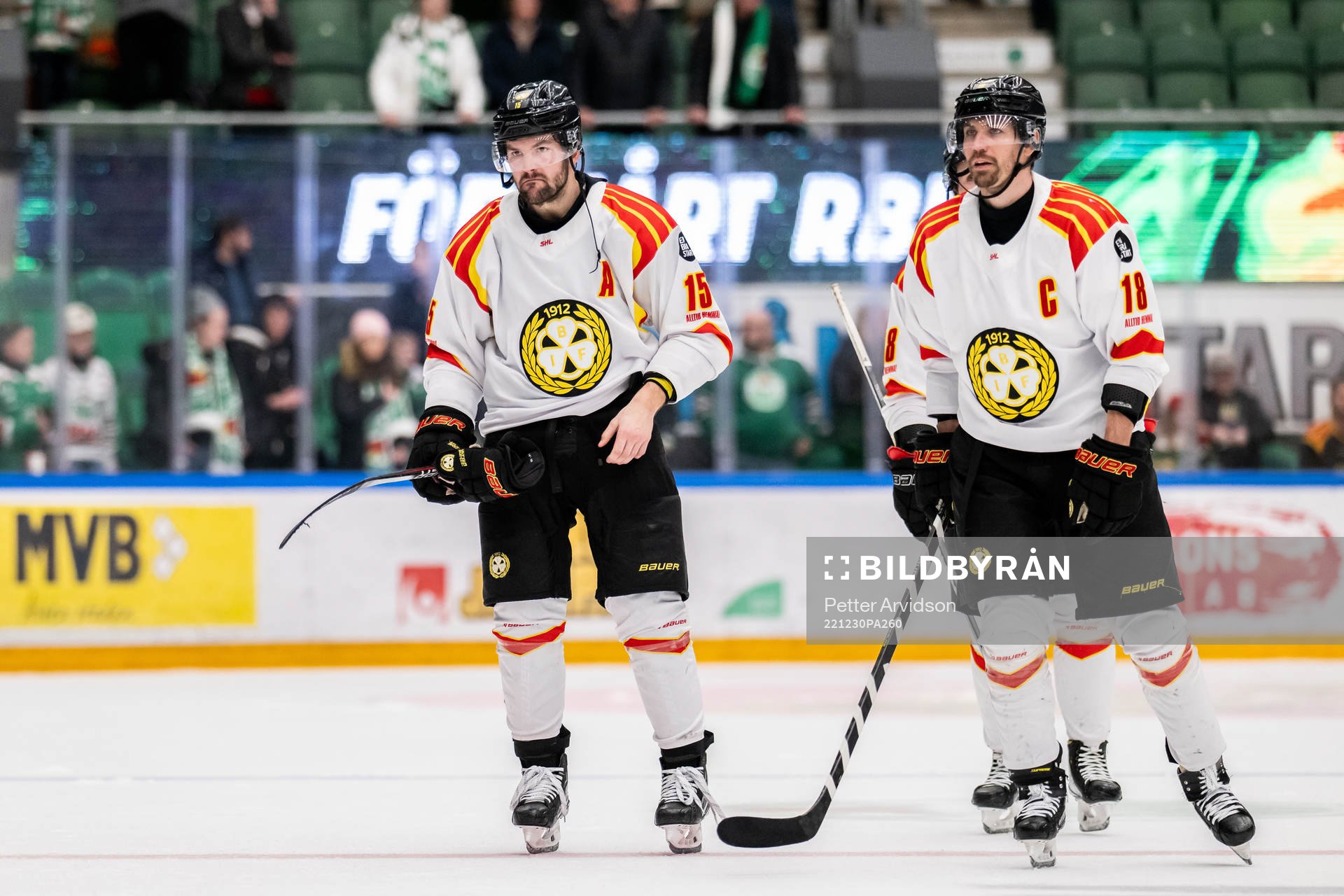 Brynäs Simon Bertilsson och Anton Rödin deppar