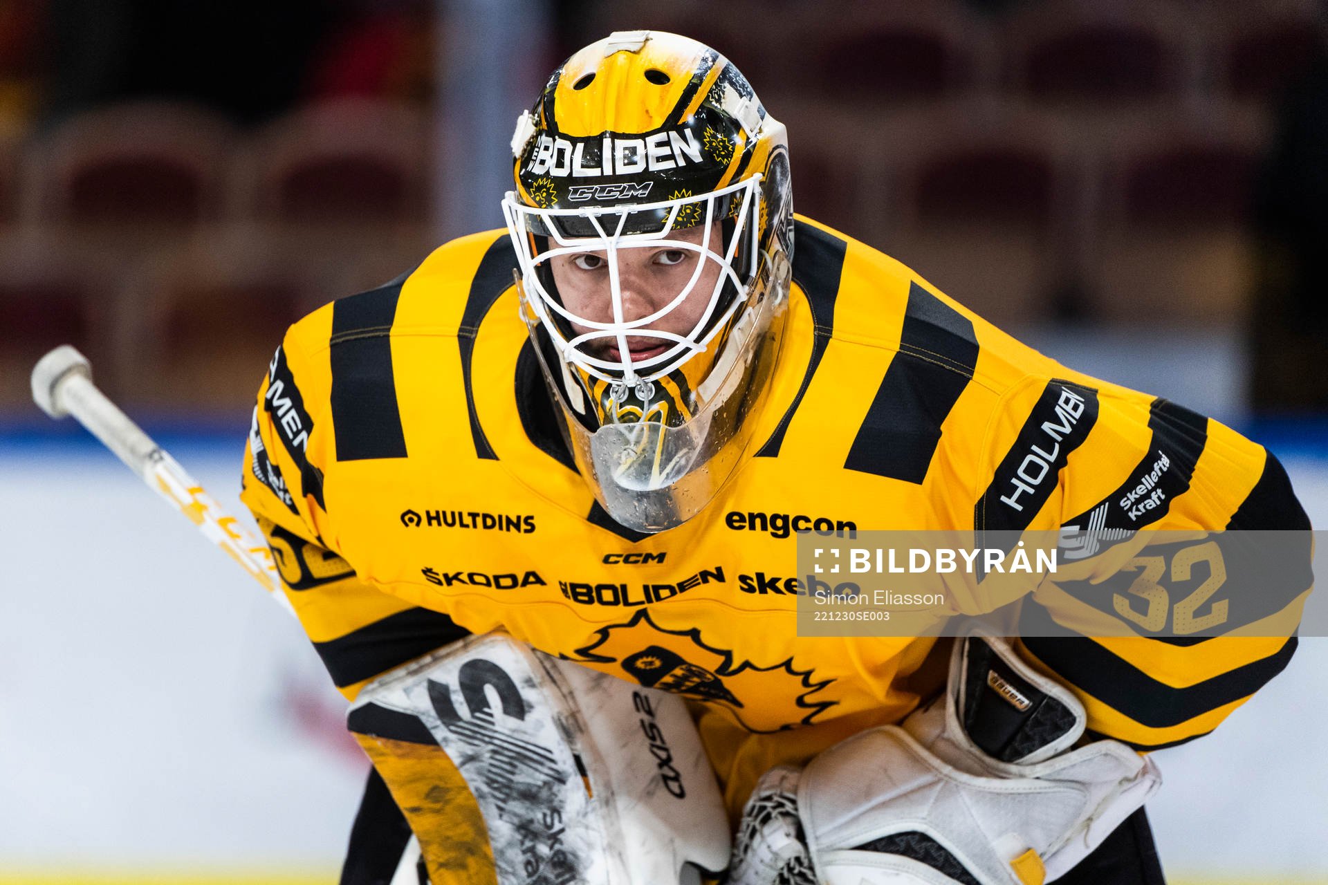 Skellefteås målvakt Linus Söderström