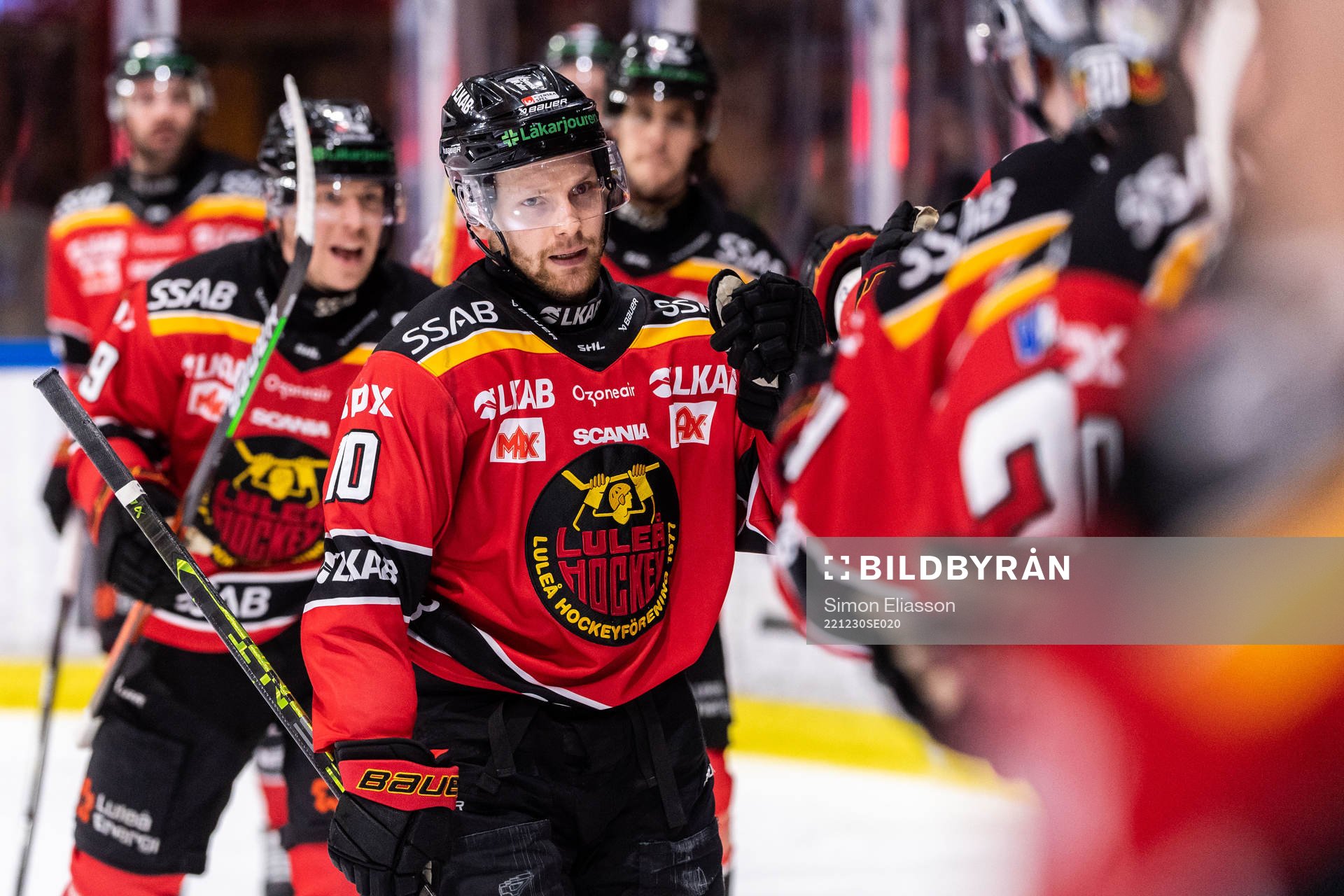 Luleås Einar Emanuelsson jublar