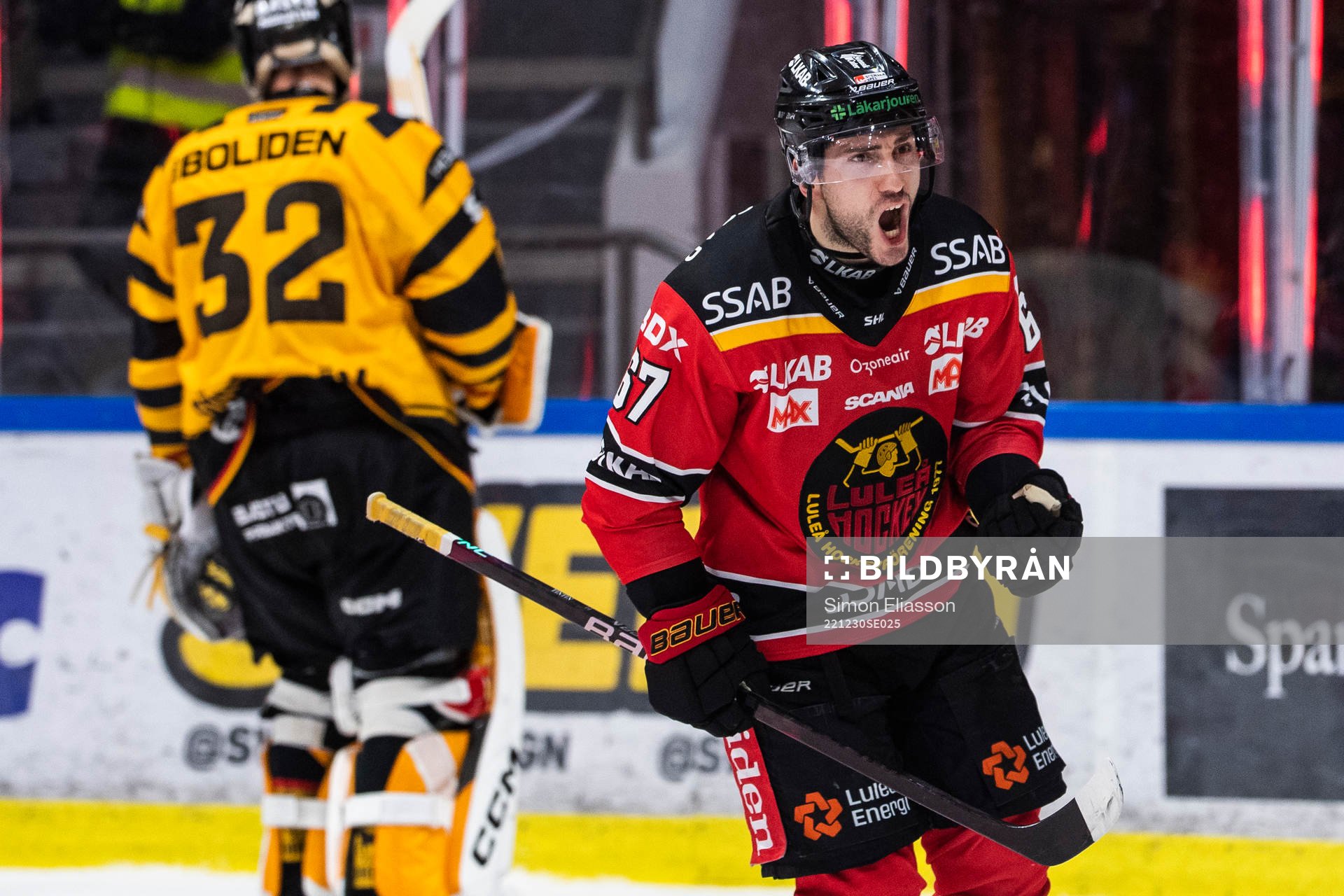 Luleås Konstantin Komarek jublar