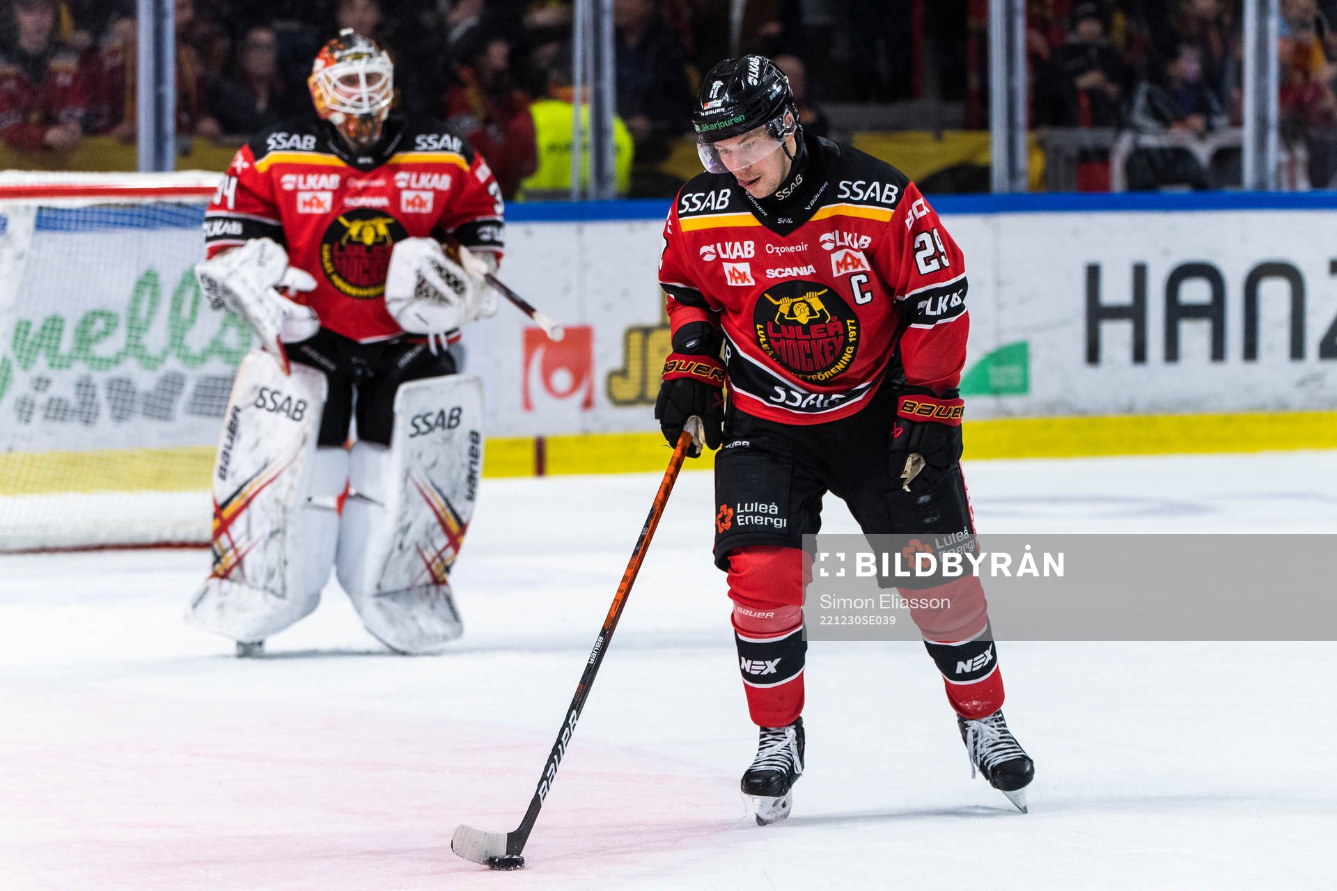 Luleås Erik Gustafsson deppar