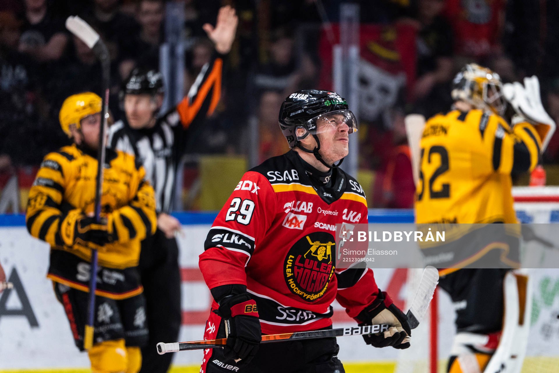 Luleås Erik Gustafsson deppar