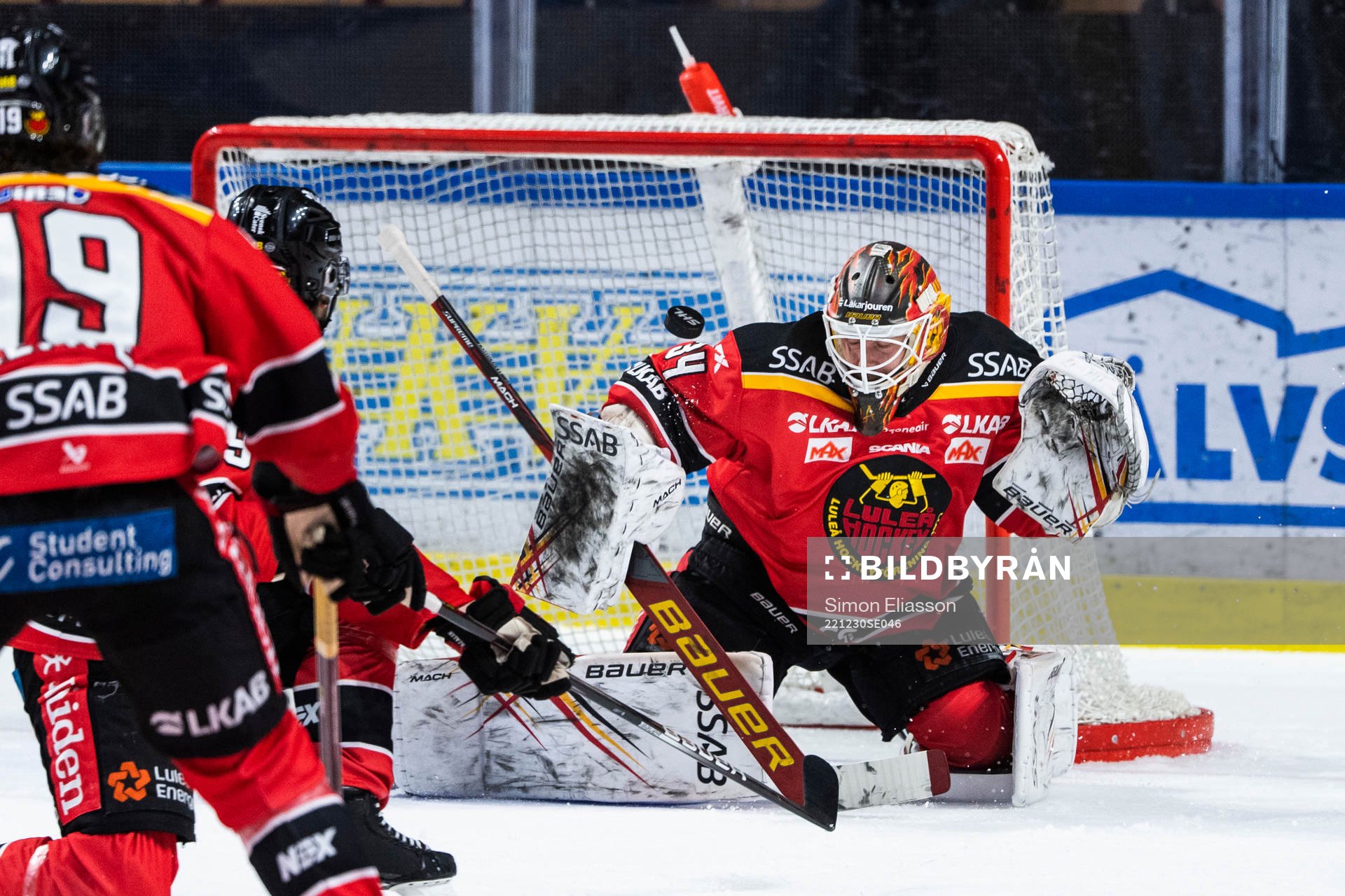 Luleås målvakt Joel Lassinantti