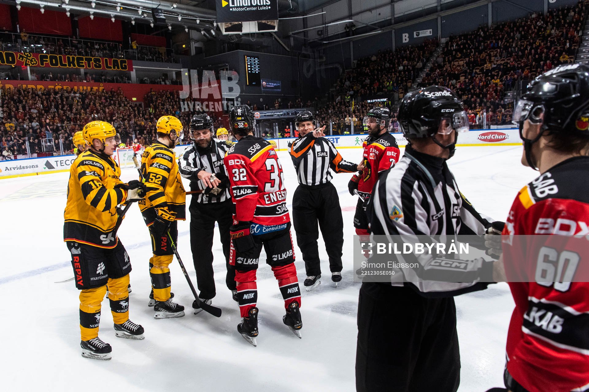 Skellefteås Arvid Lundberg och Luleås Oscar Engsund,