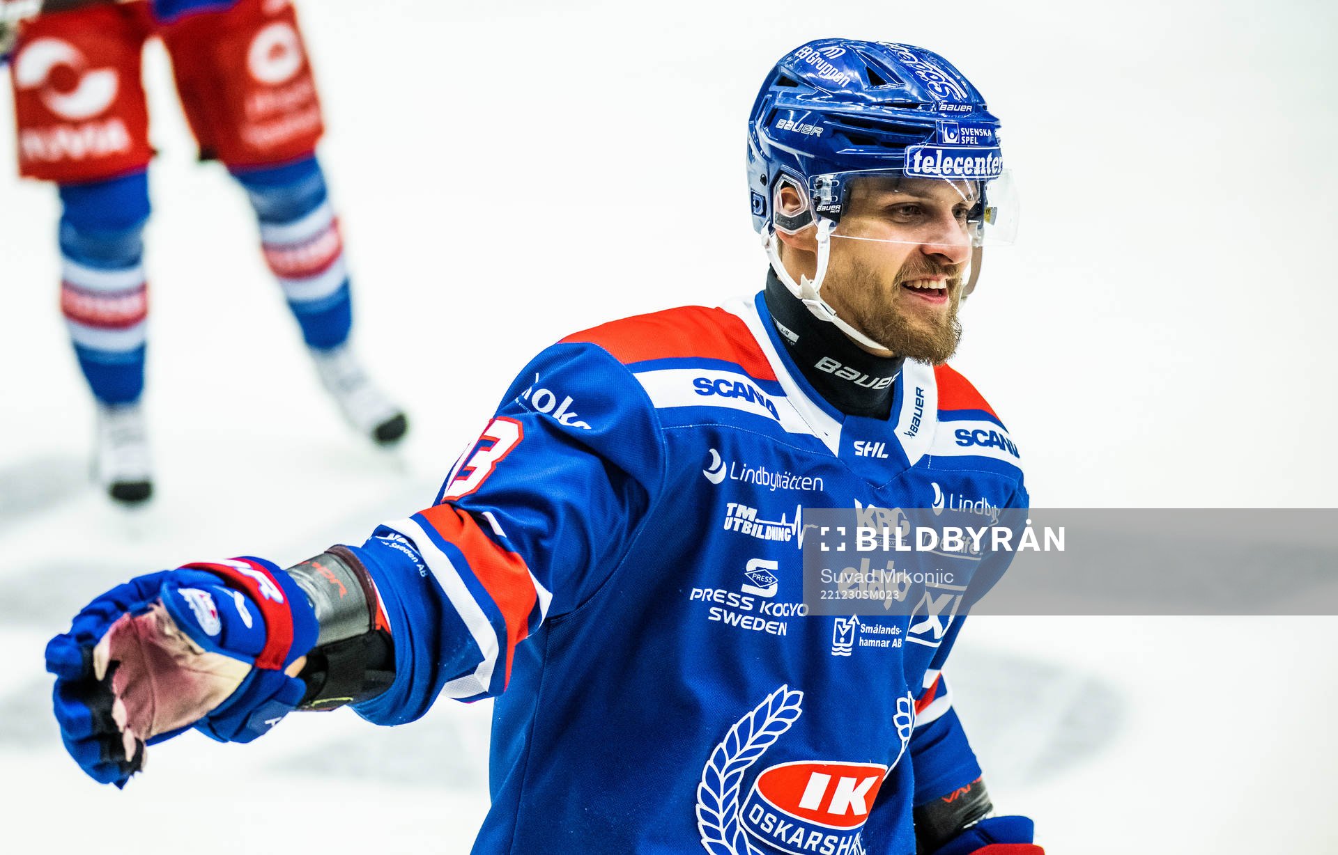 Oskarshamns Jiri Smejkal jublar