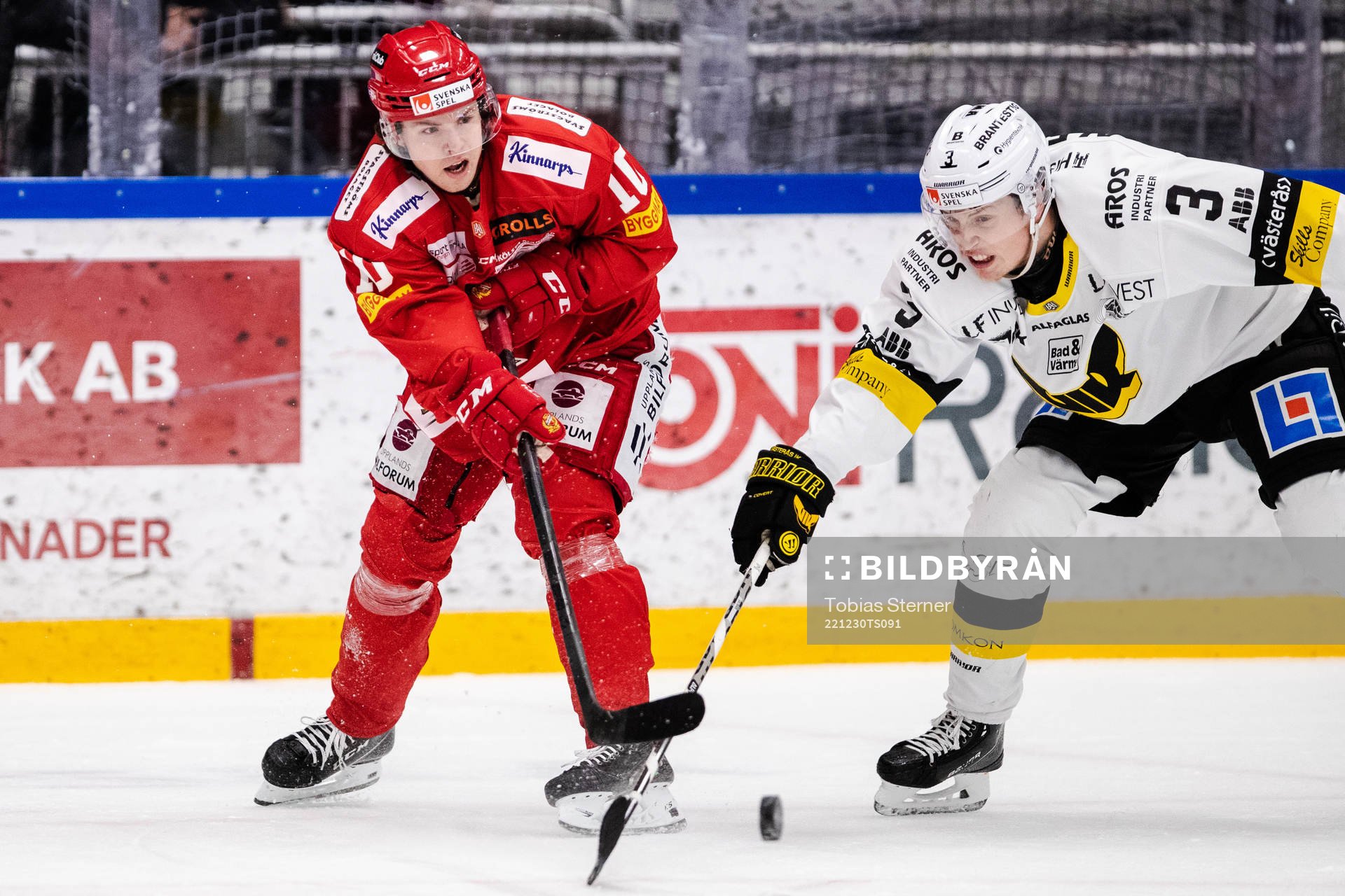 Almtunas Oliver Kandergård och Västerås Ludvig Östman