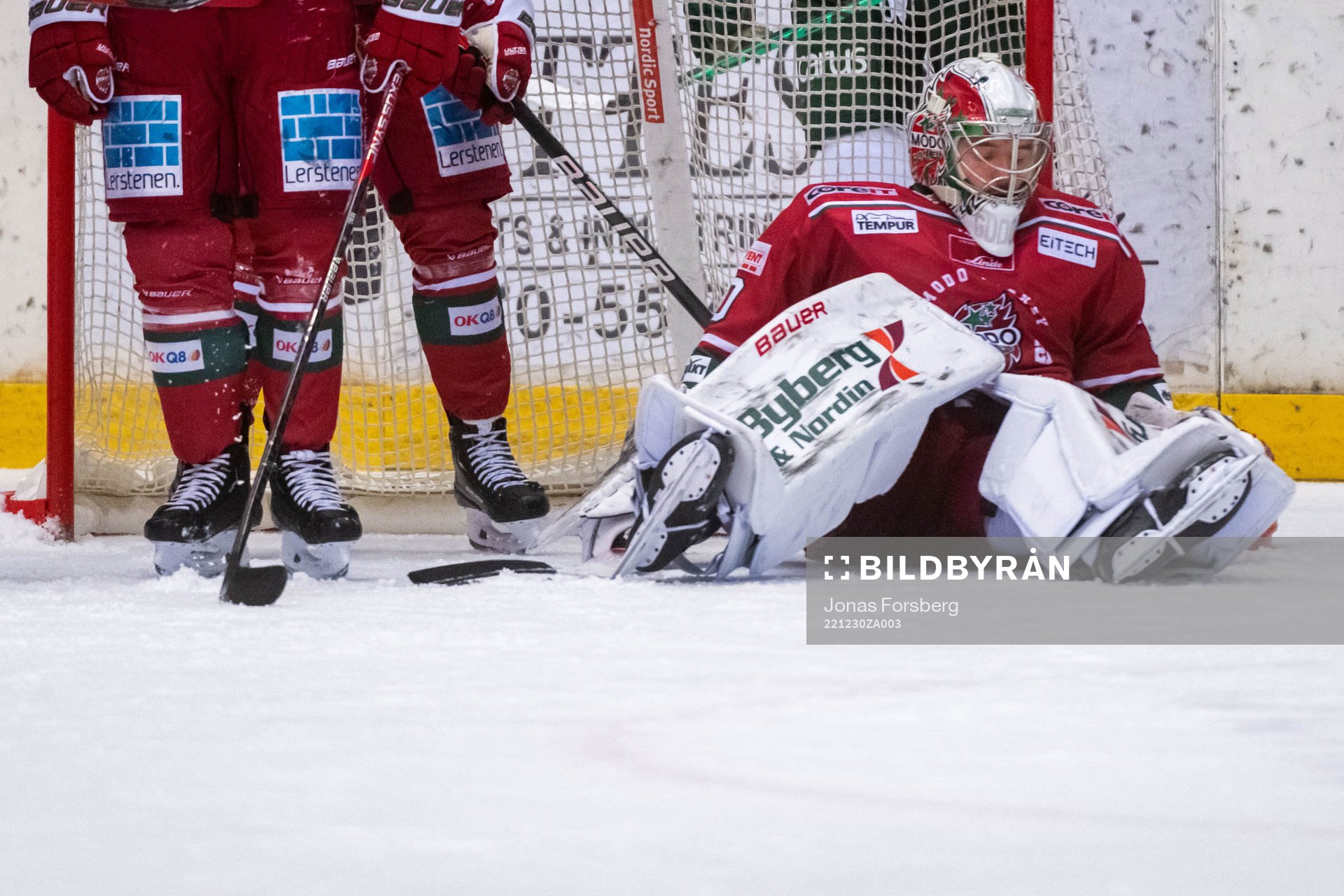 Modos målvakt Krister Gudlevskis
