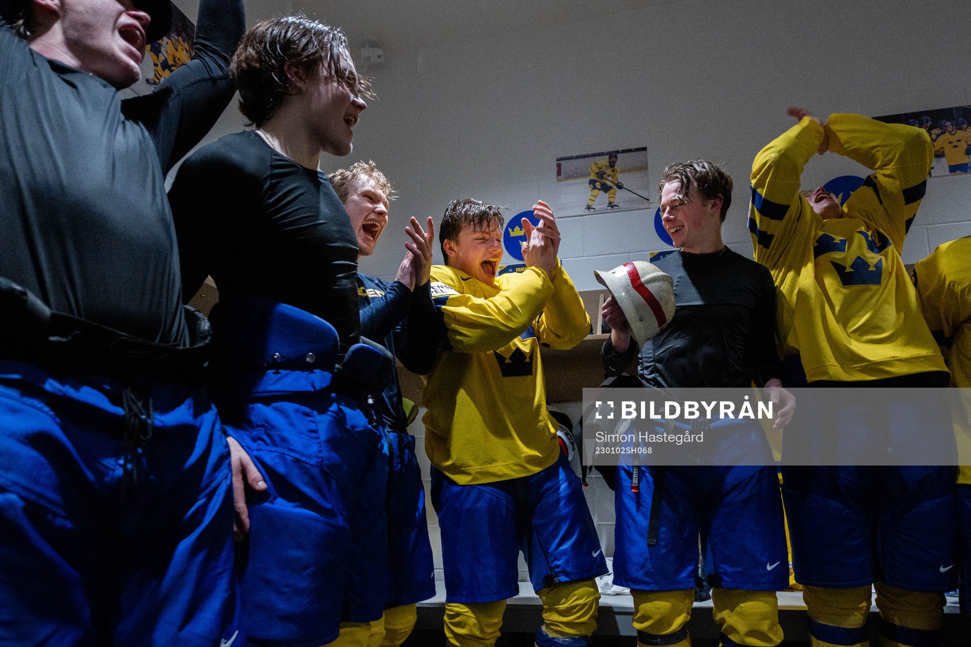 Victor Stjernborg of Sweden celebrates
