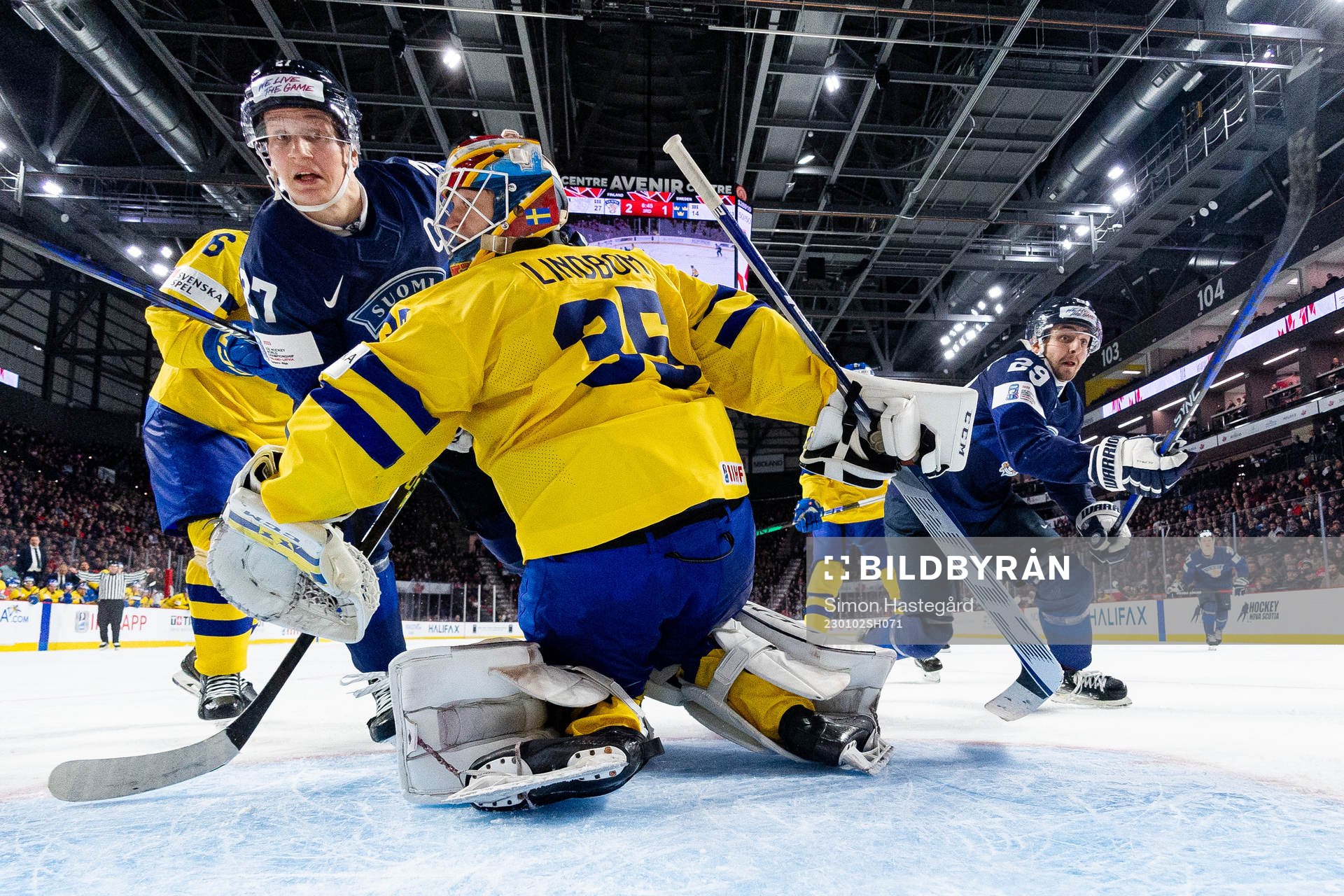 Oliver Kapanen and Niko Huuhtanen of Finland against