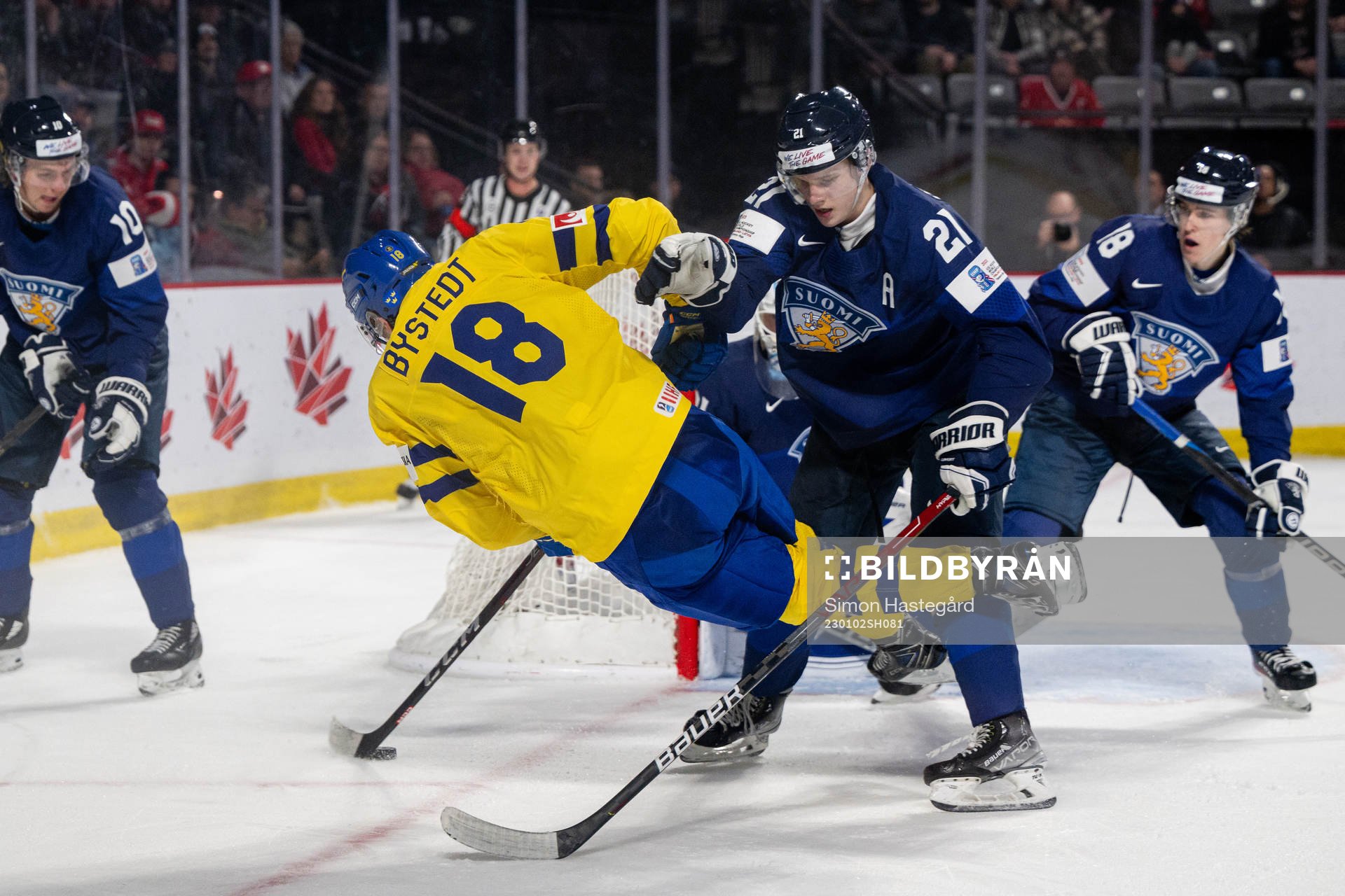 Filip Bystedt of Sweden and Aleksi Heimosalmi of Finland