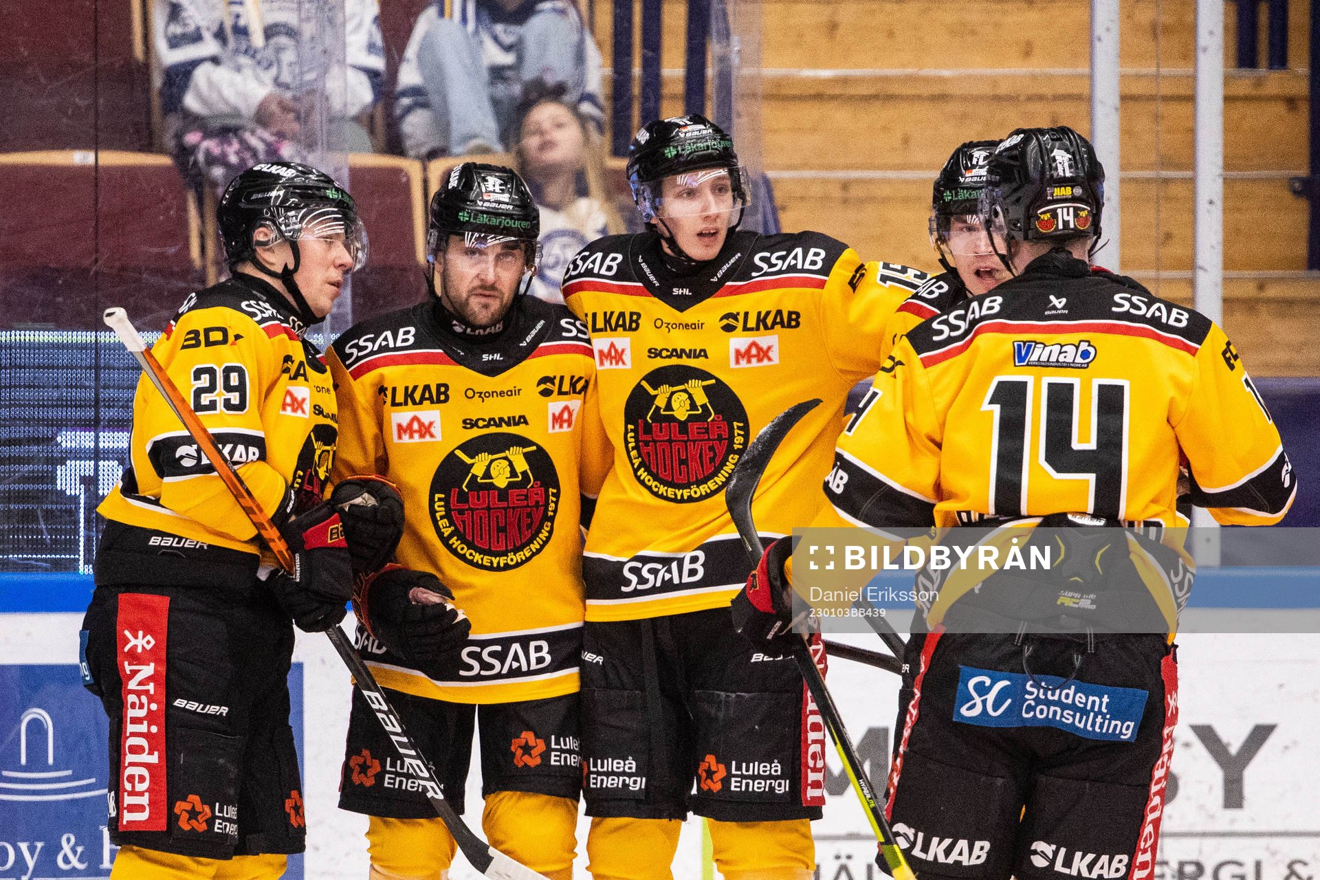 Luleås Jonathan Andersson jublar