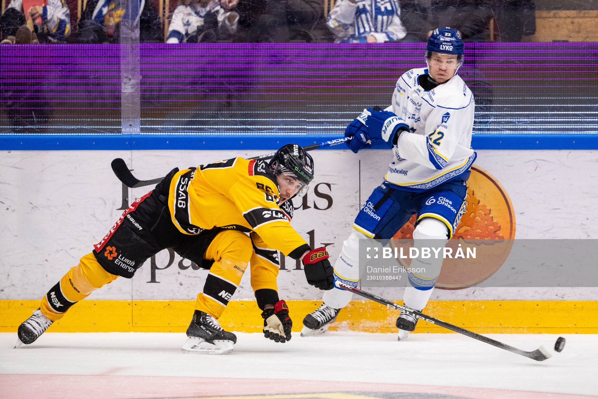 Luleås Konstantin Komarek och Leksands Tobias Ekberg