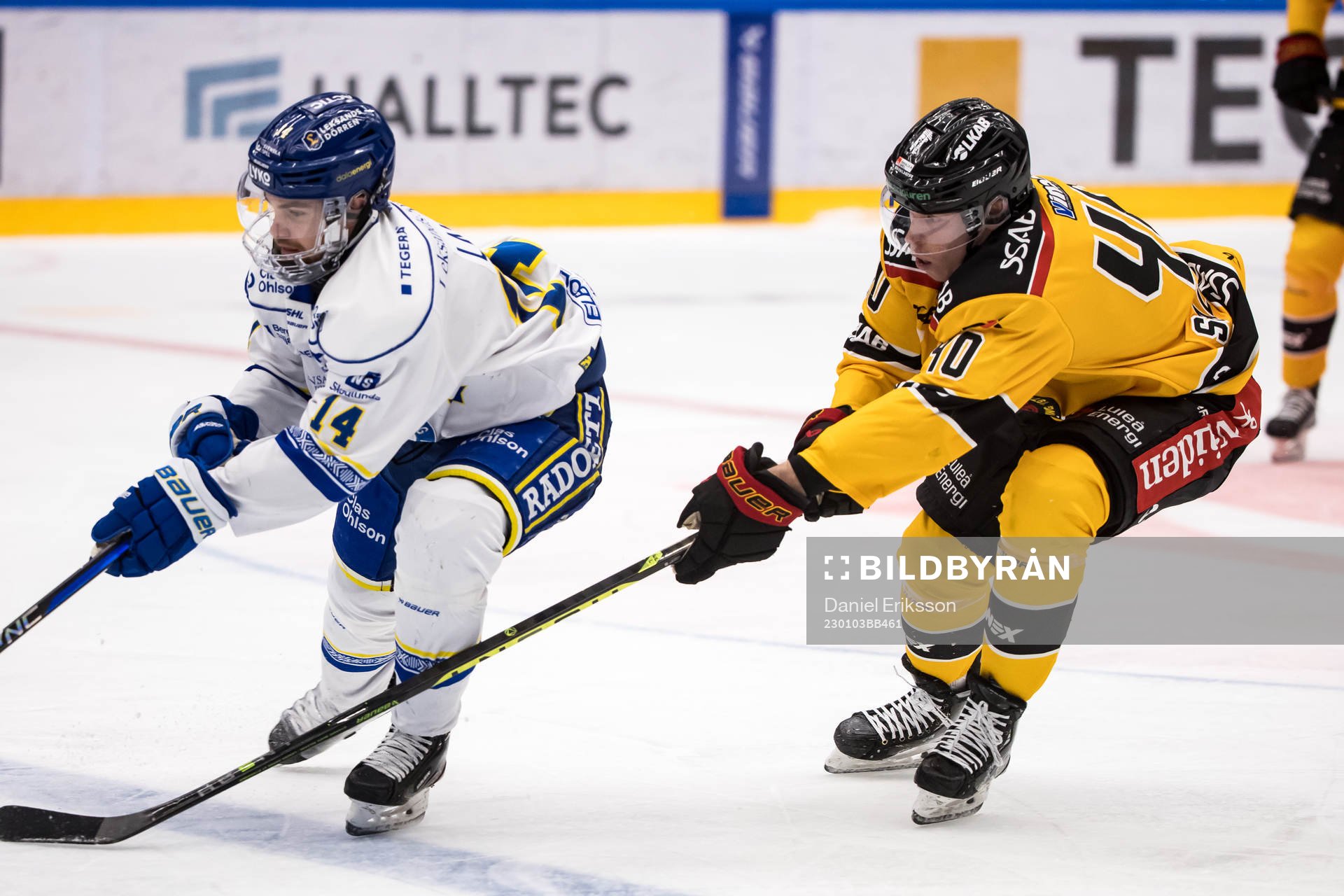 Leksands Oskar Lang och Luleås Tomi Sallinen