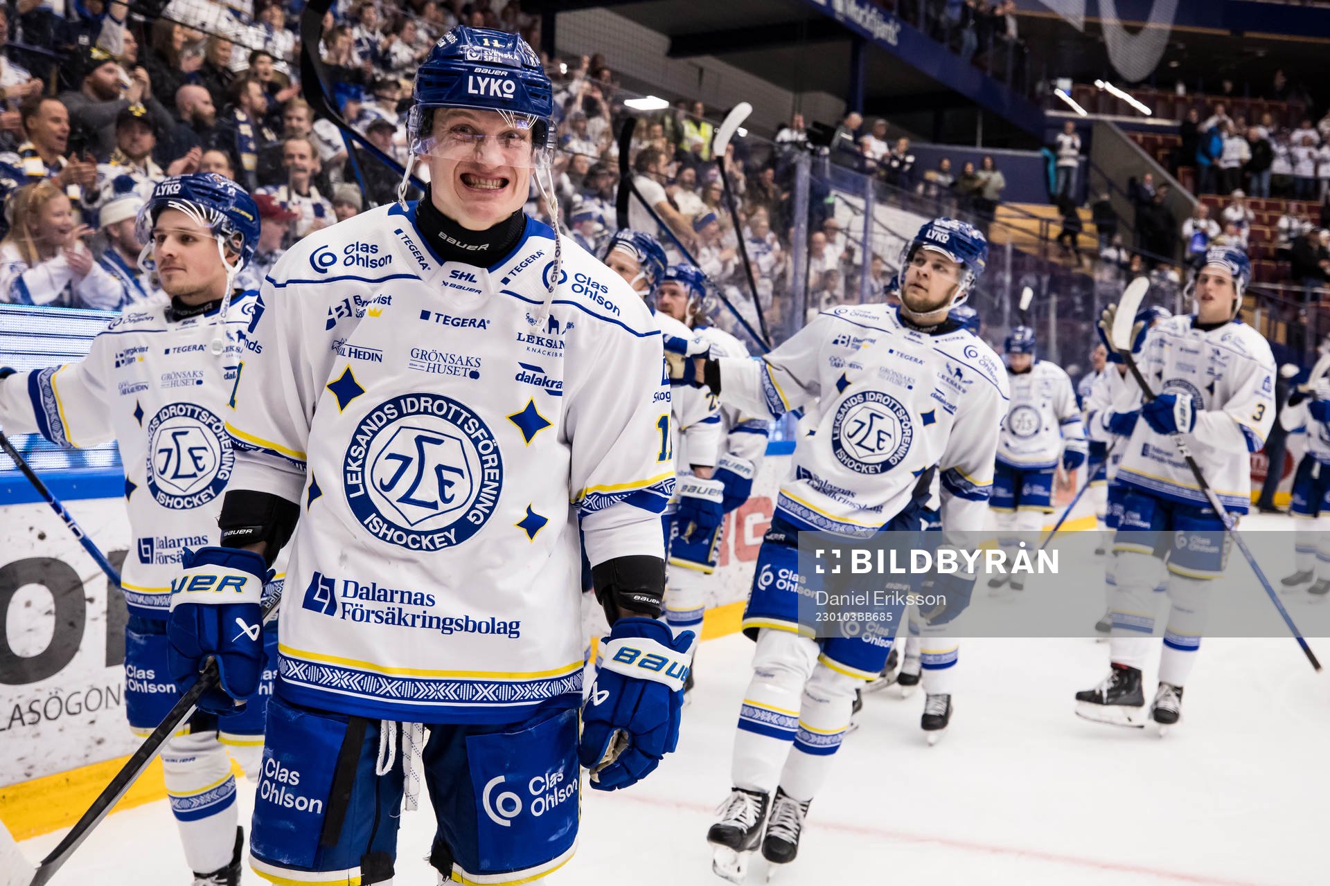 Leksands Martin Karlsson jublar