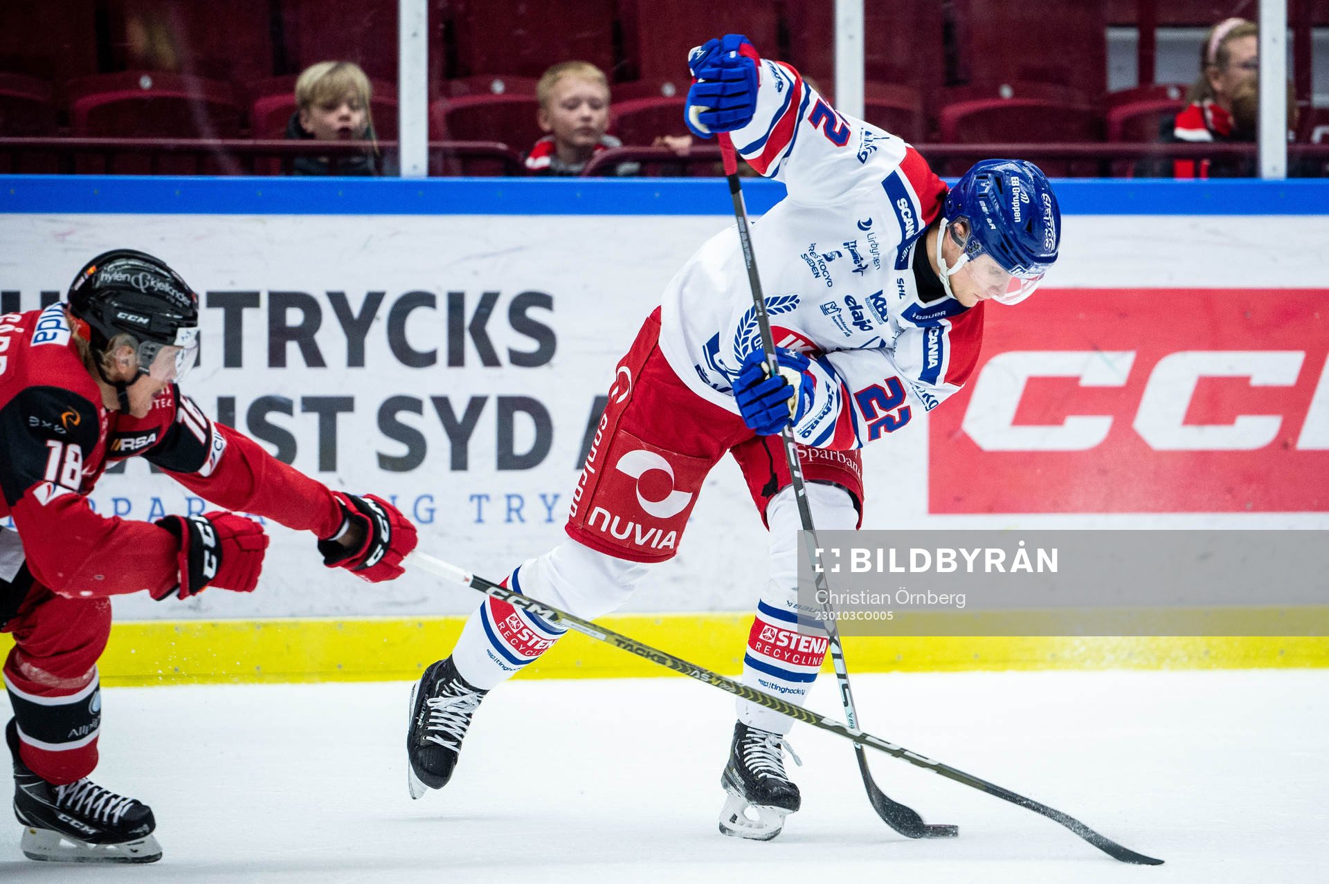 Oskarshamns John Dahlström och Malmö Redhawks Marcus