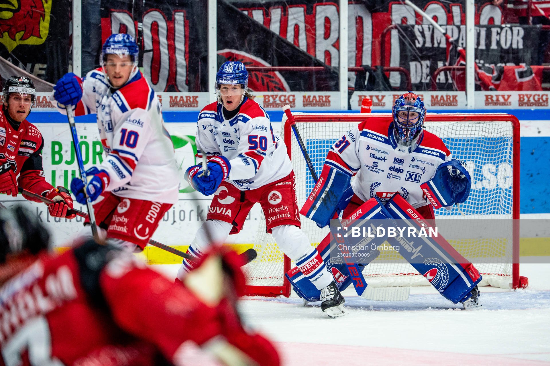 Oskarshamns målvakt Tim Juel i