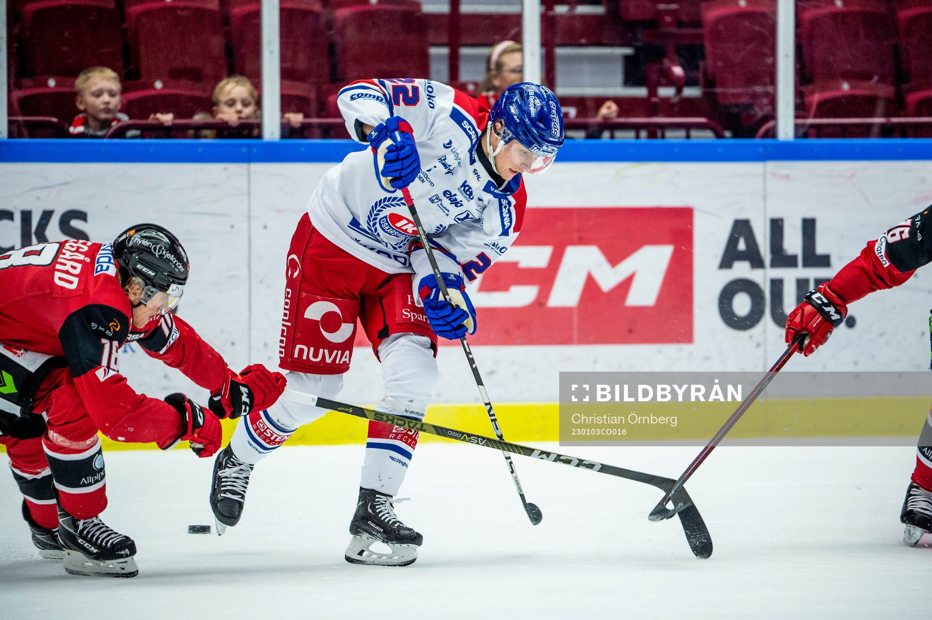 Oskarshamns John Dahlström mot Malmö Redhawks Marcus