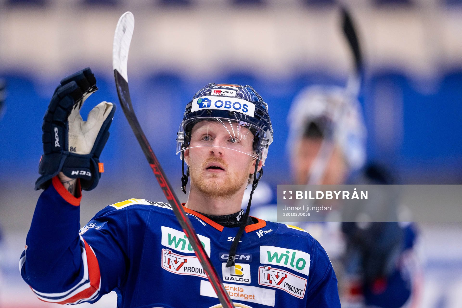 Växjös Joachim Blichfeld jublar