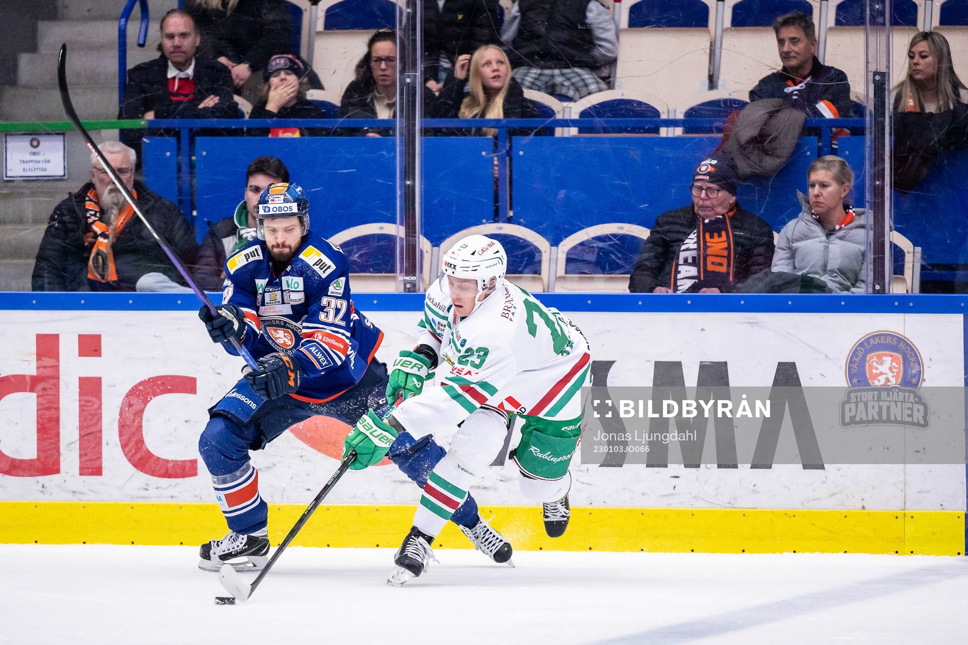 Växjös Lukas Bengtsson och Rögles Oliver Tärnström