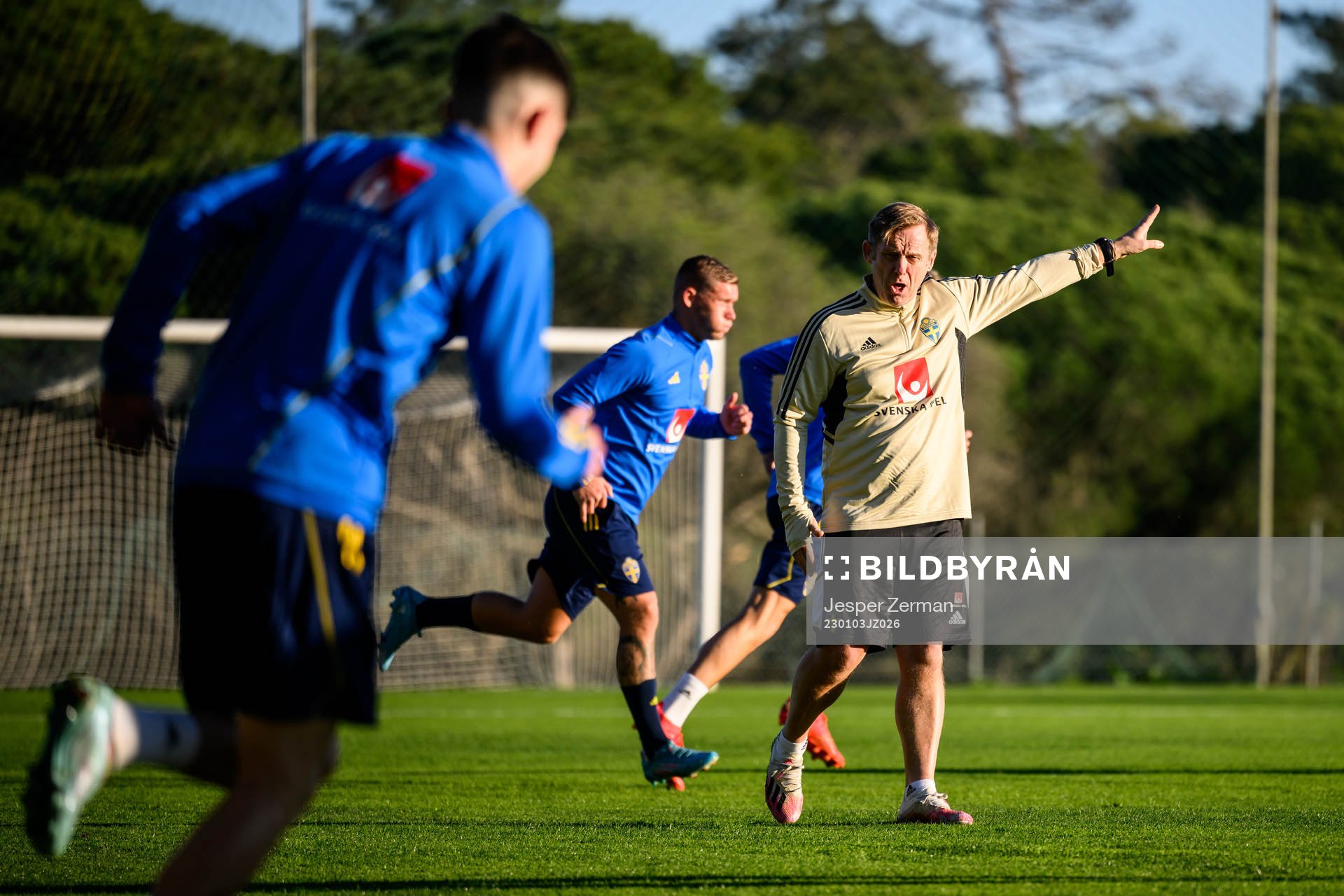 performance manager Paul Balsom of the Swedish national