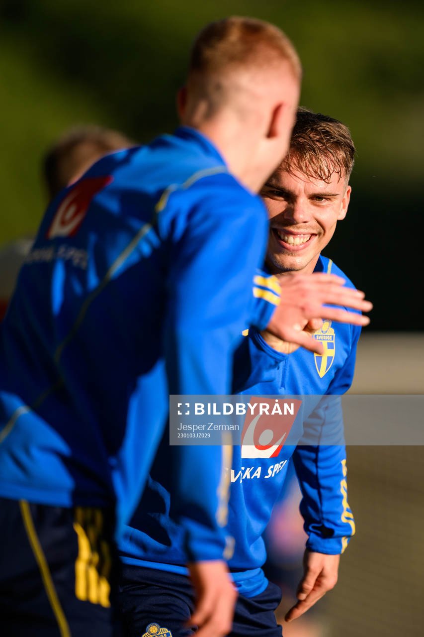Hugo Larsson and Elias Andersson of the Swedish national