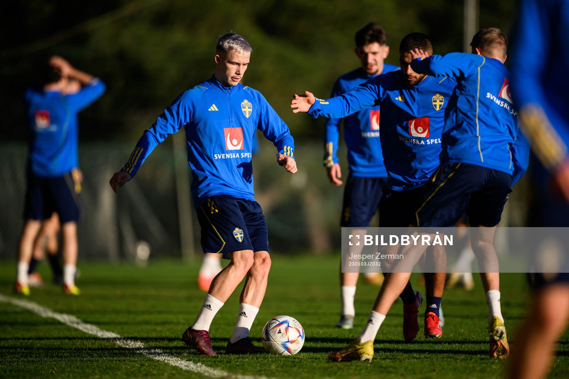 Jacob Ondrejka and Omar Faraj of the Swedish national