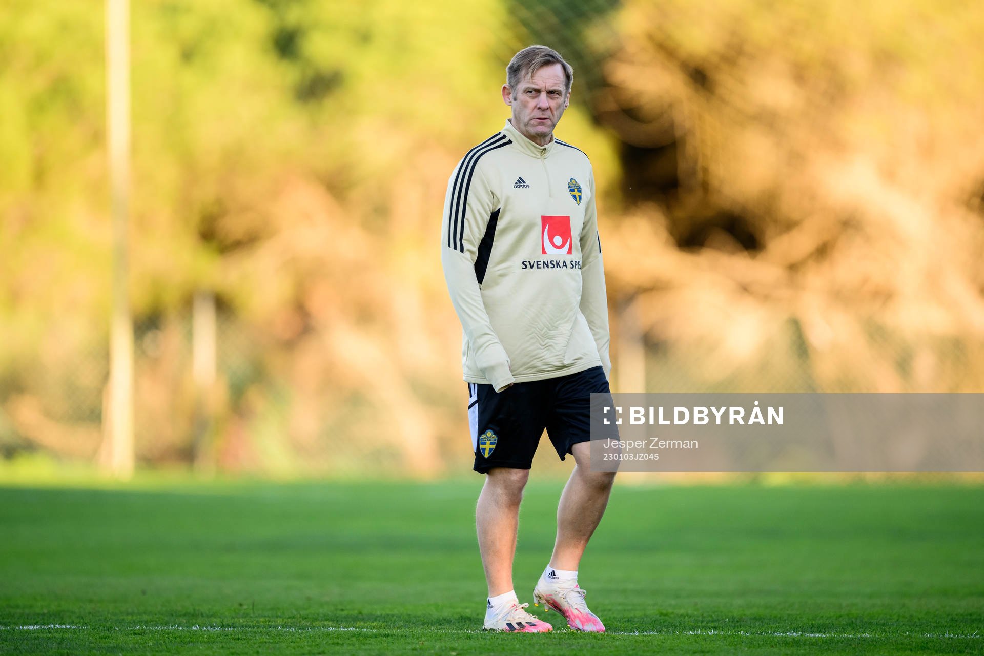 performance manager Paul Balsom of the Swedish national