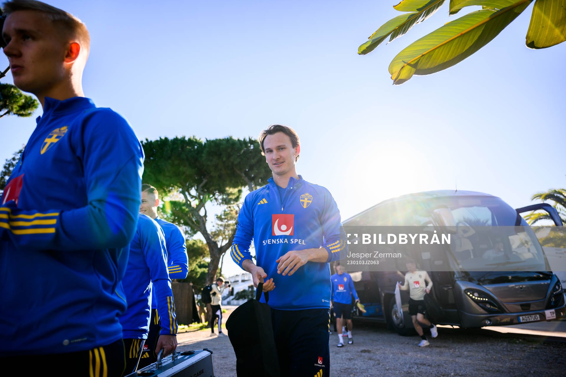 Hjalmar Ekdal of the Swedish national football team at a