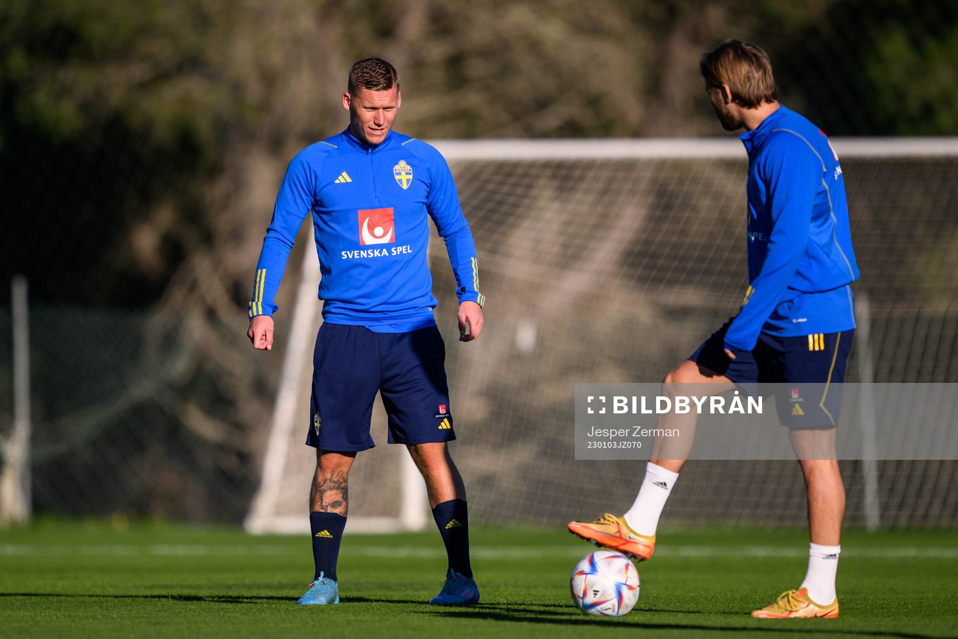 Victor Edvardsen and Christoffer Nyman of the Swedish