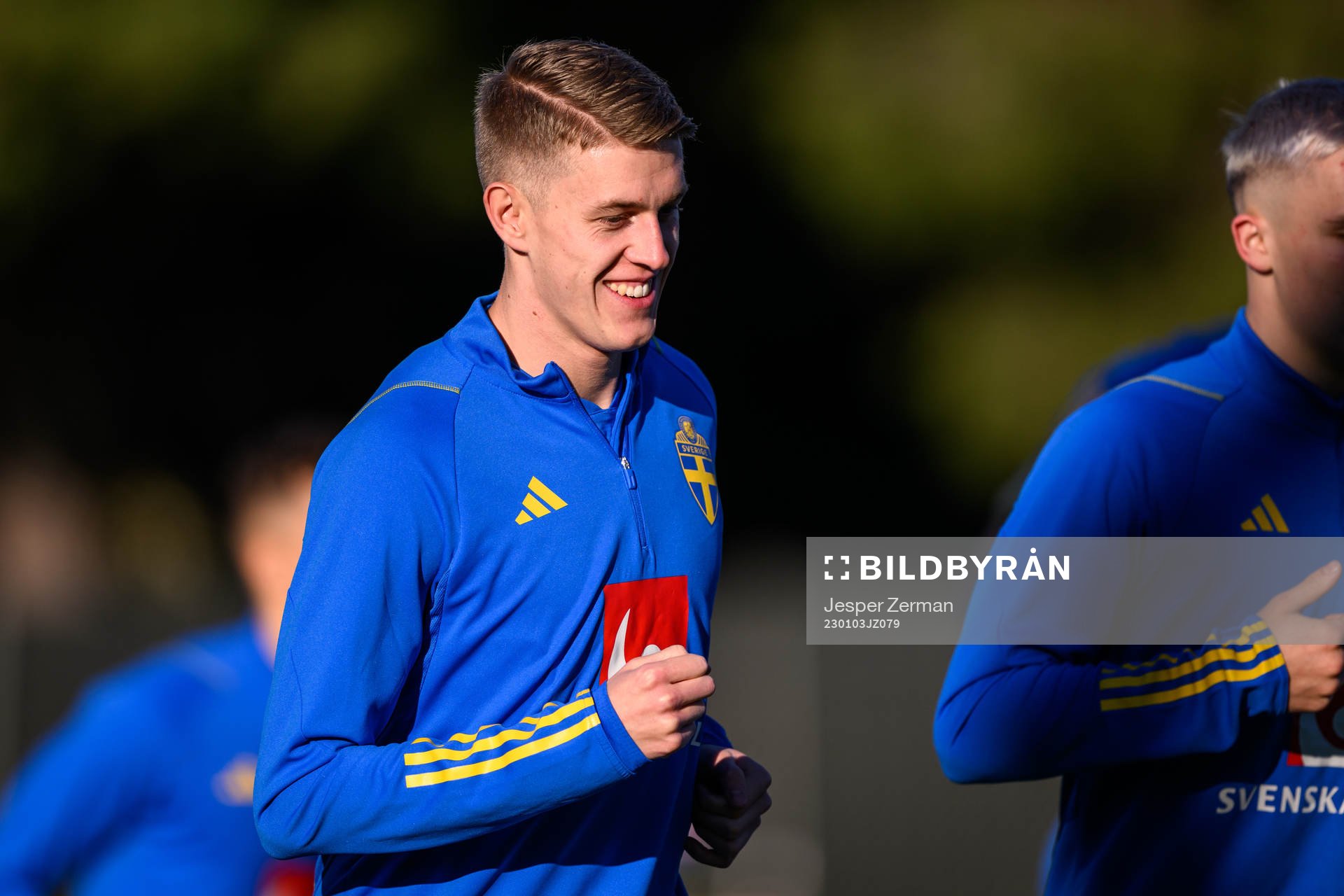 Alexander Bernhardsson of the Swedish national football